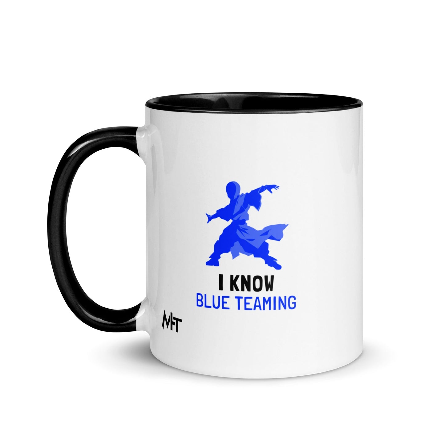 I Know Blue Teaming - Mug with Color Inside by DarkByteGear