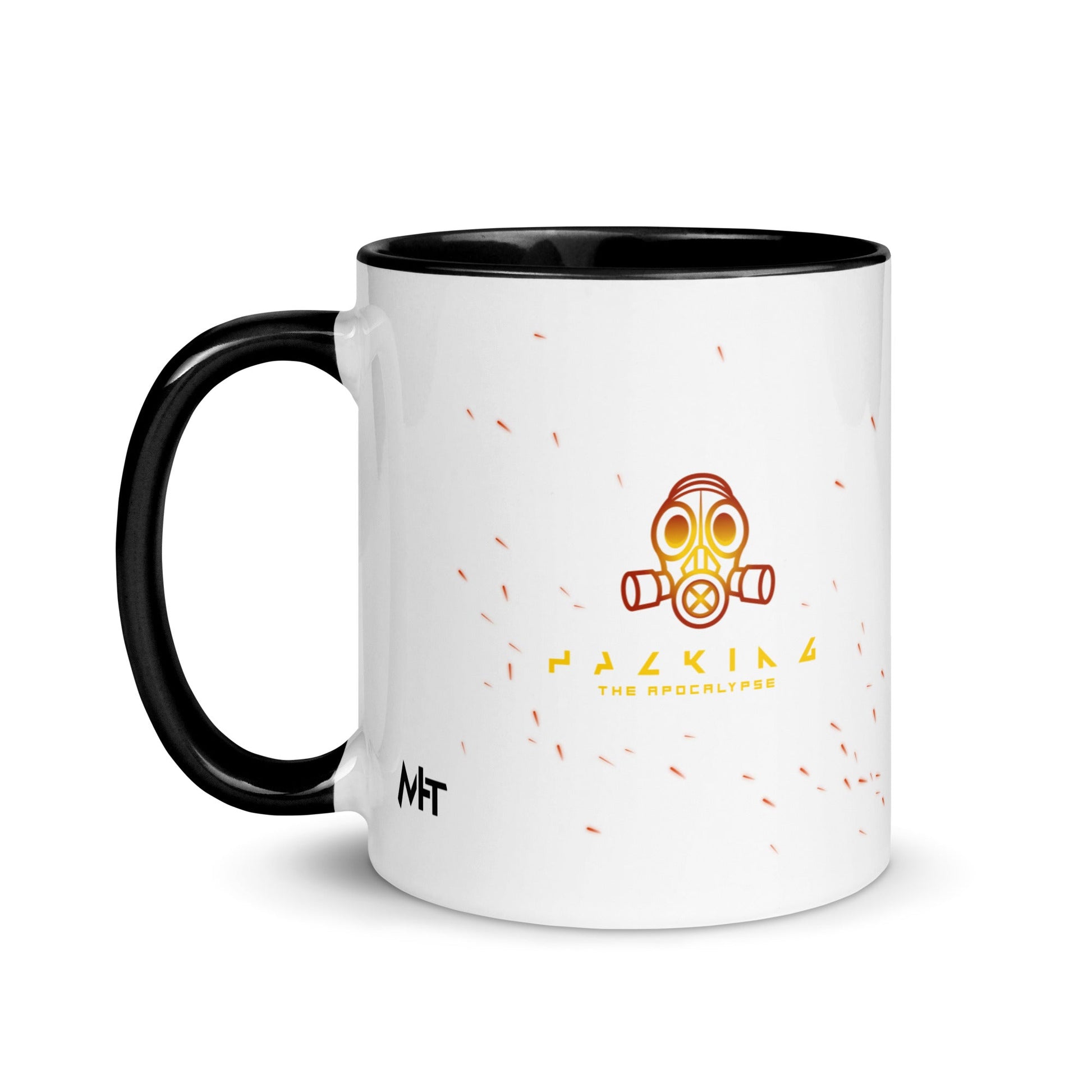Hacking the apocalypse - Mug with Color Inside by DarkByteGear