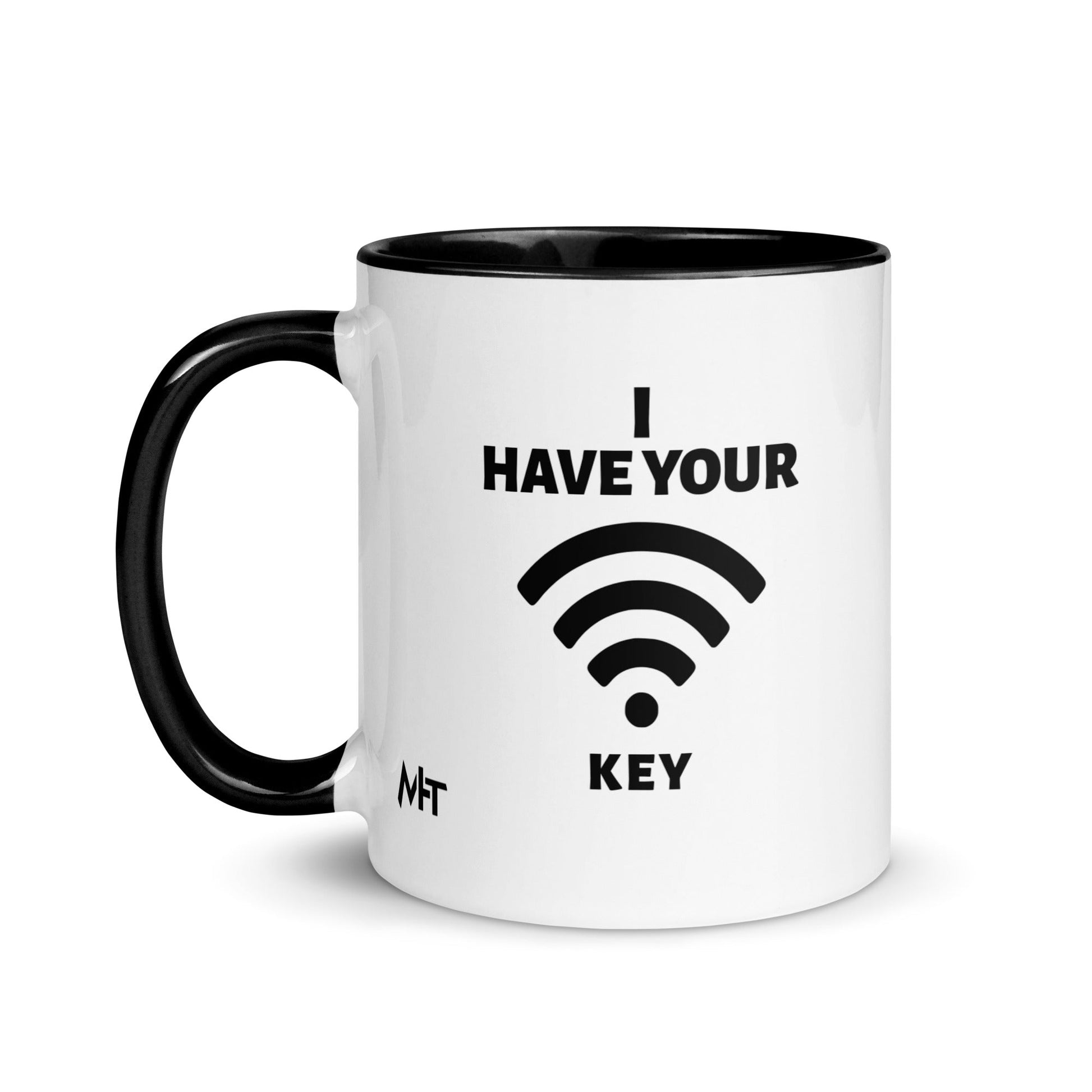 I have your Wi-Fi password - Mug with Color Inside by DarkByteGear
