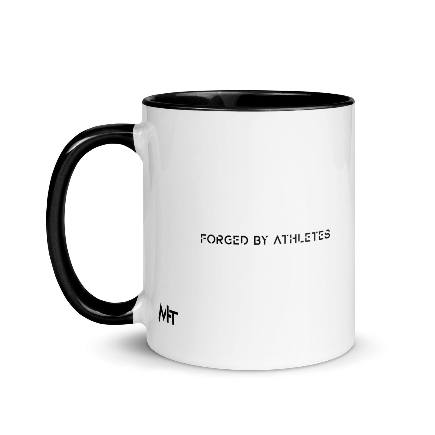 Forged by Athletes - Mug with Color Inside by DarkByteGear