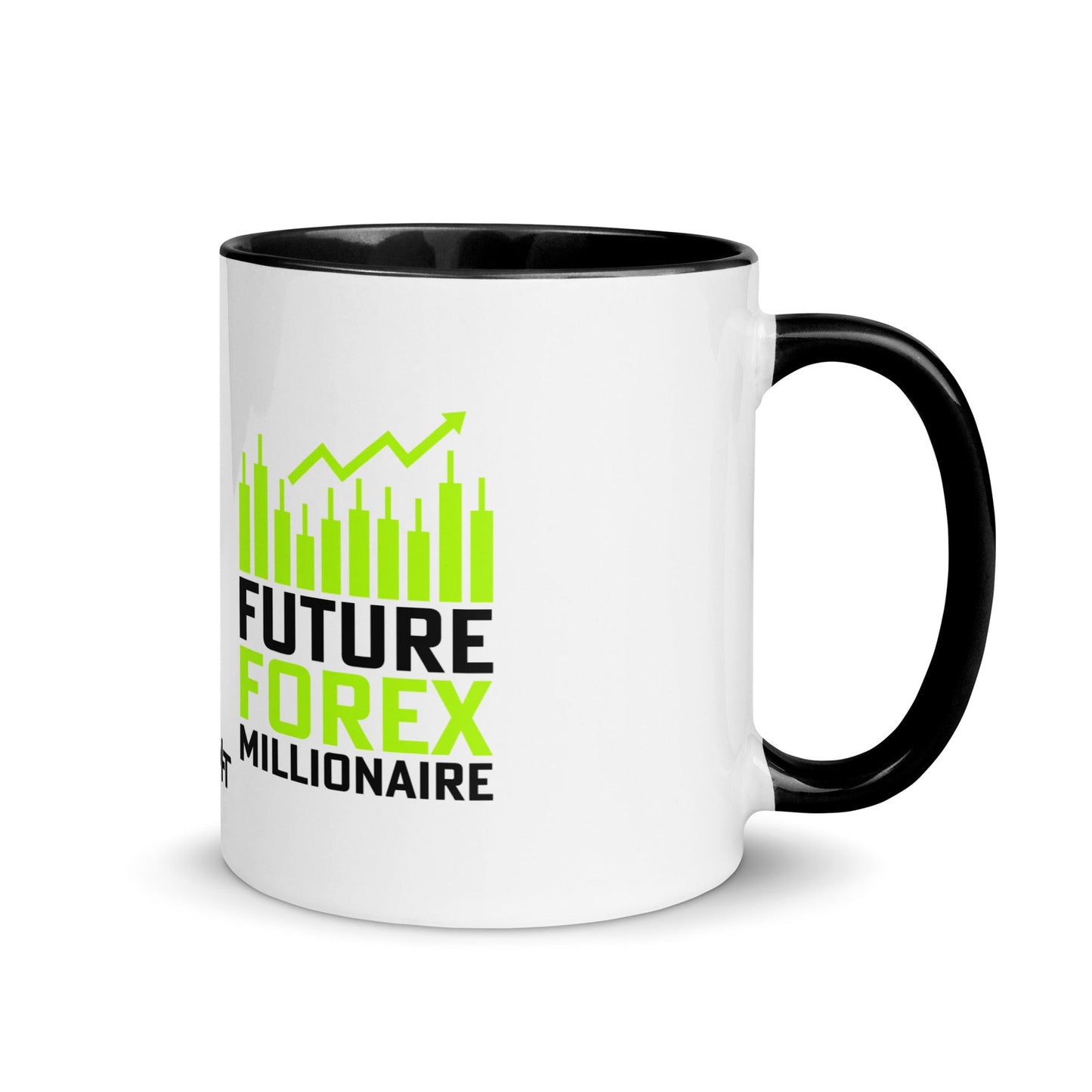 Future Forex Millionaire in Dark Text - Mug with Color Inside by DarkByteGear