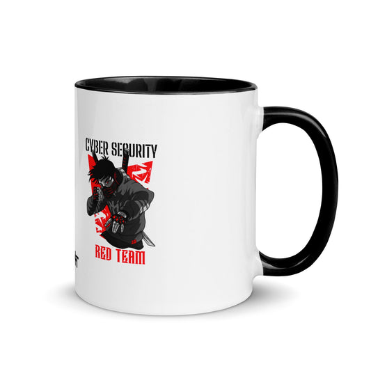 Cyber Security Red Team V3 - Mug with Color Inside by DarkByteGear
