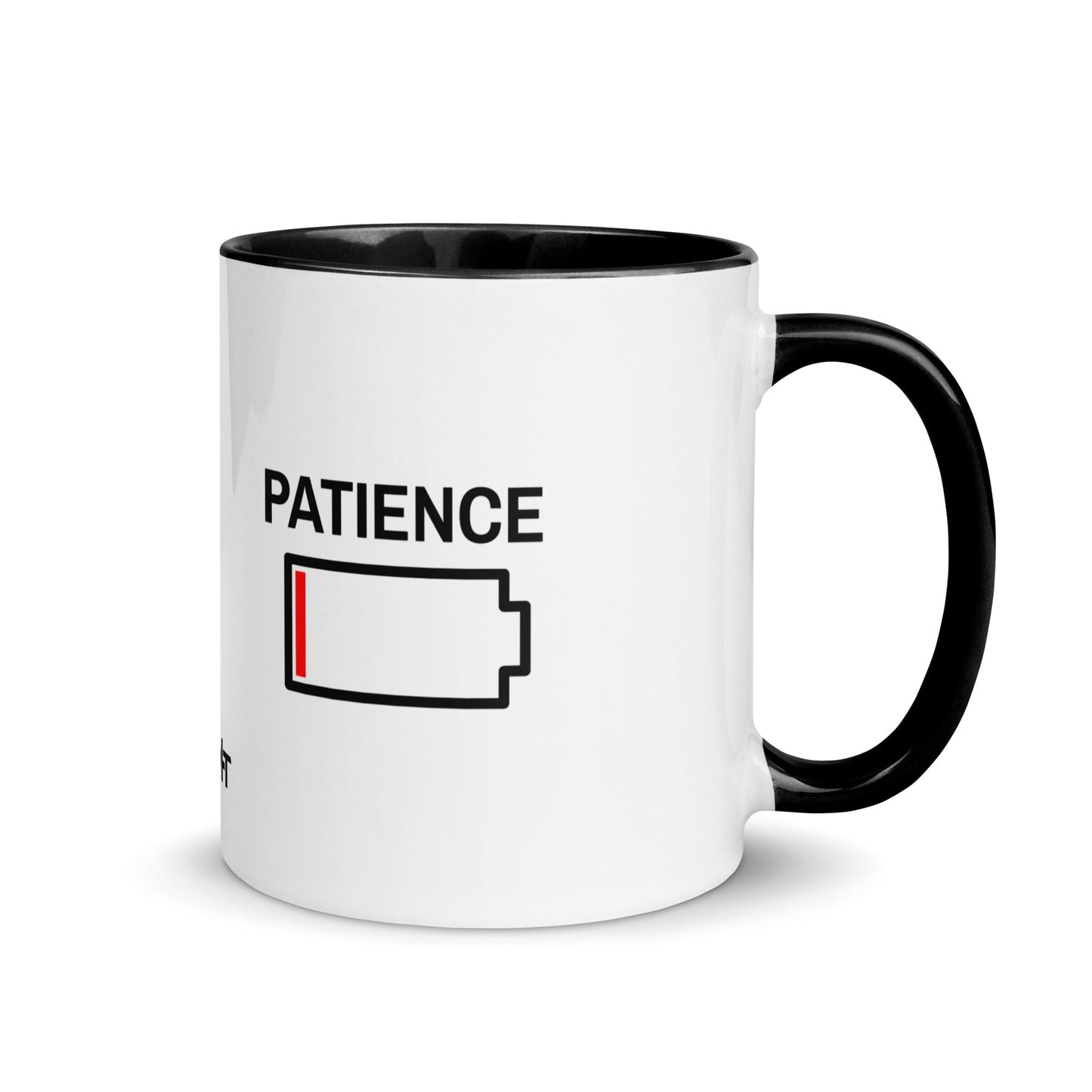 Patience - Mug with Color Inside by DarkByteGear