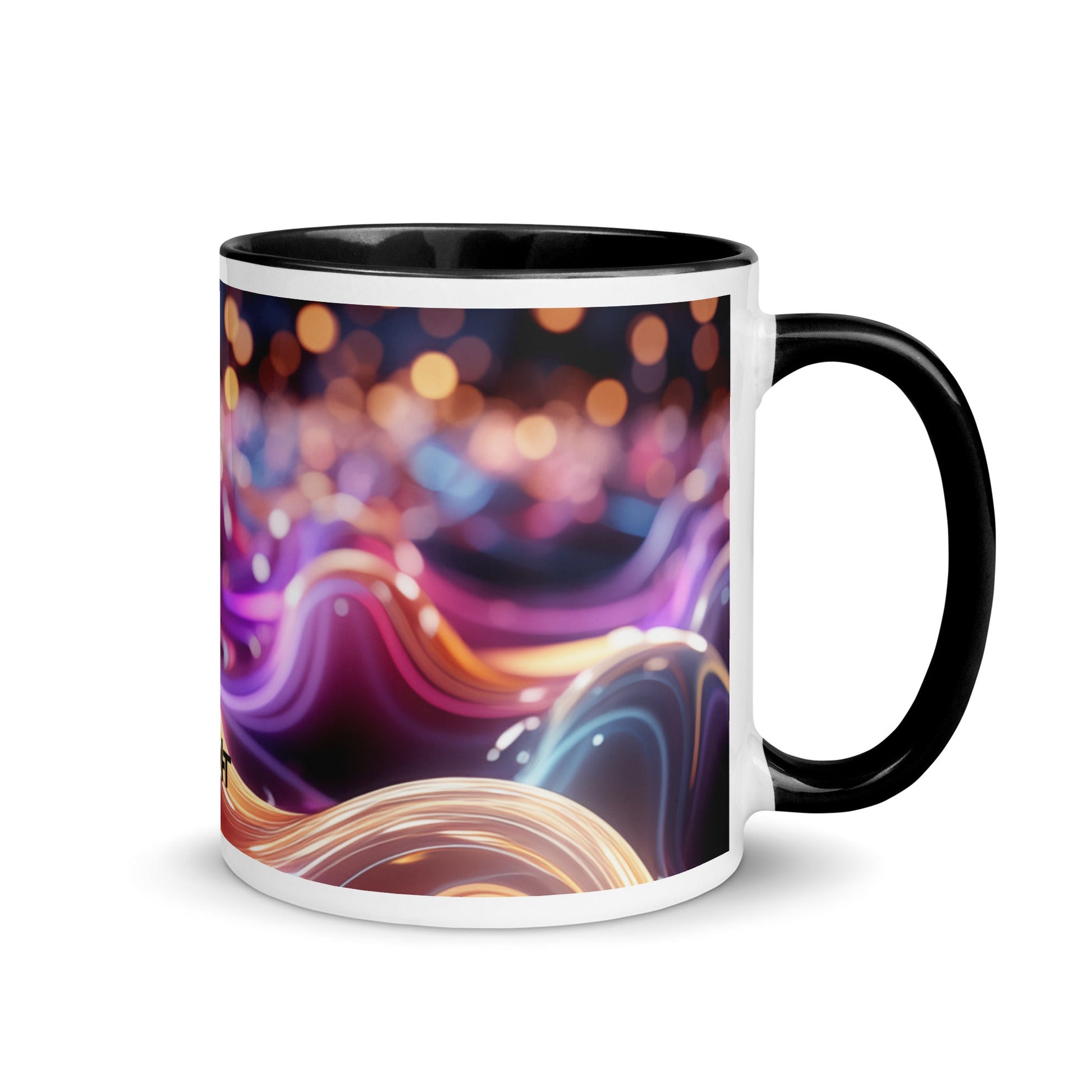 Neon AI - Mug with Color Inside by DarkByteGear