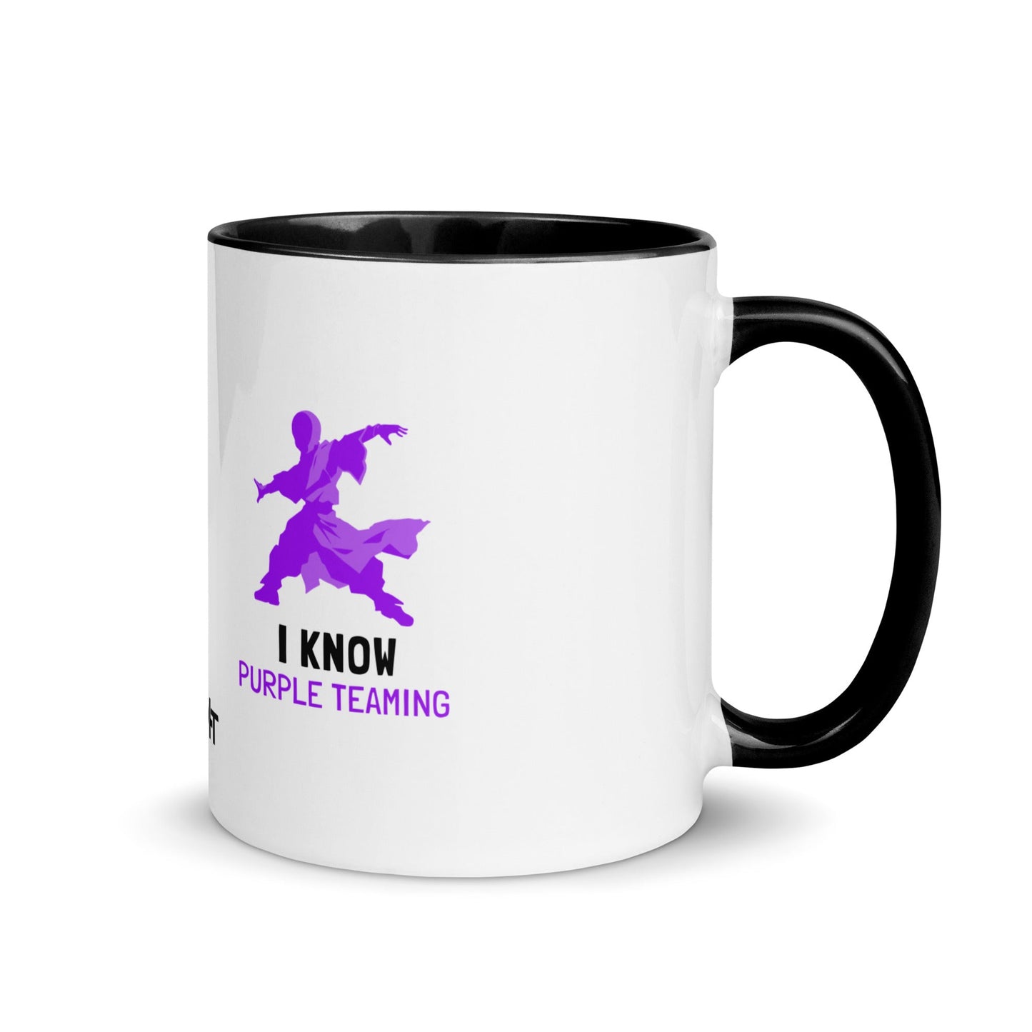 I Know Purple Teaming - Mug with Color Inside by DarkByteGear