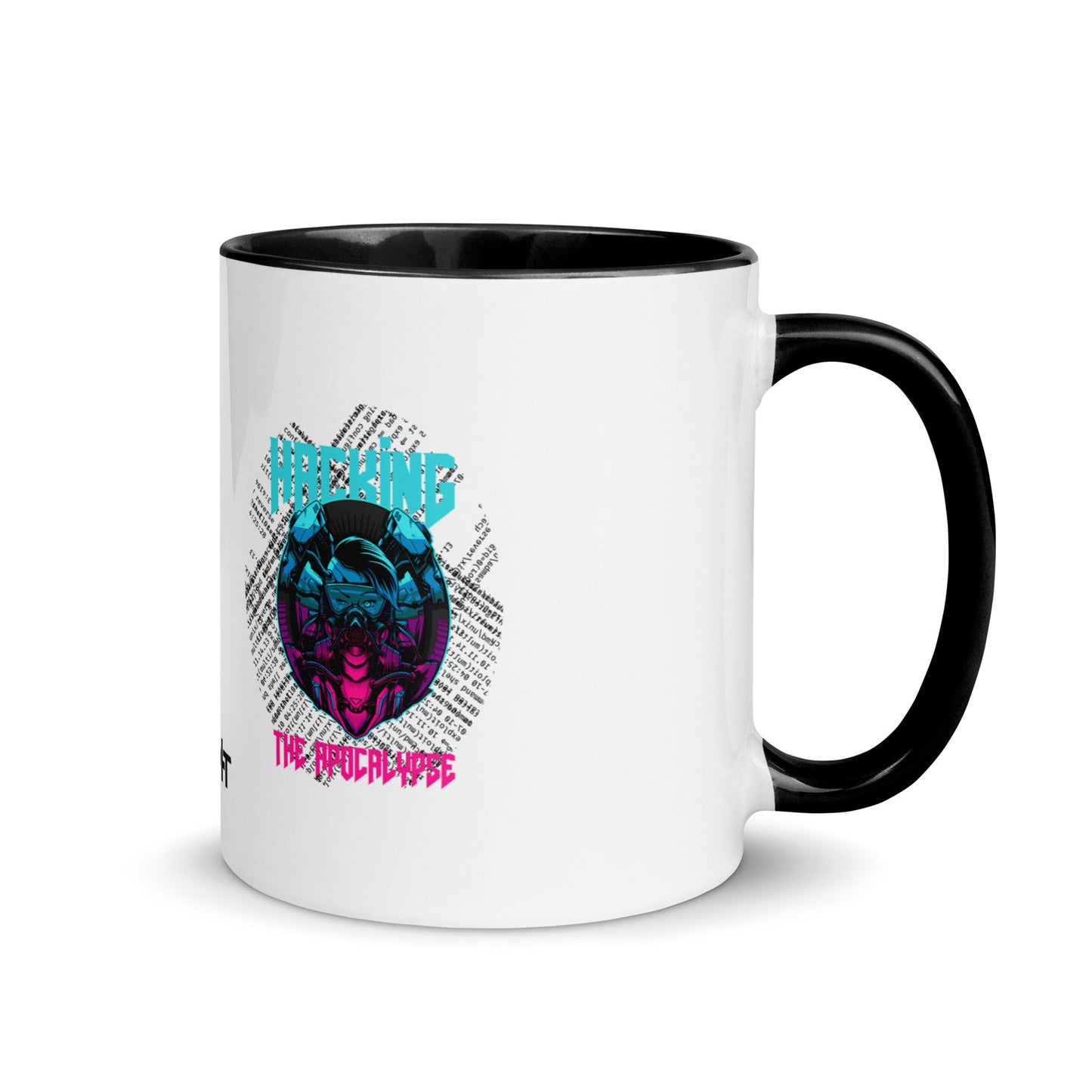 Hacking the apocalypse V2 - Mug with Color Inside by DarkByteGear