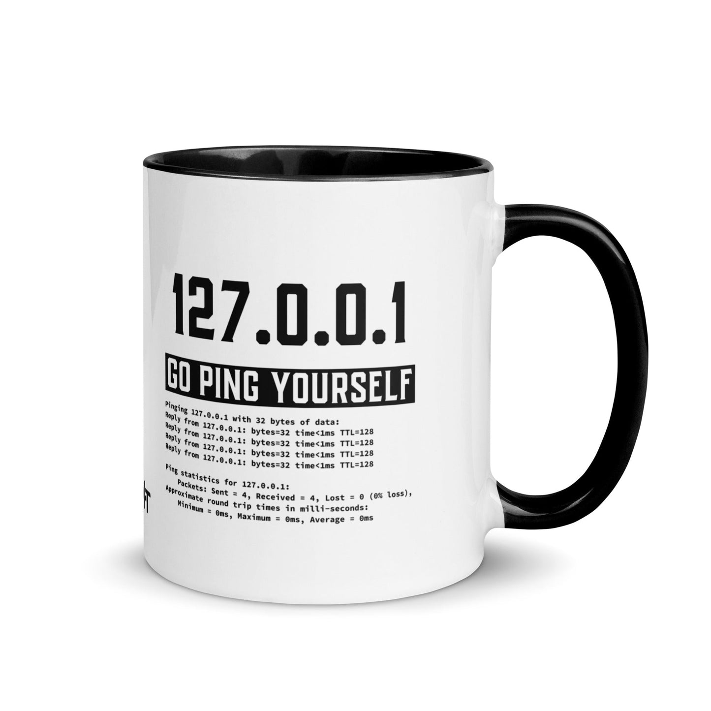 Go ping yourself - Mug with Color Inside by DarkByteGear