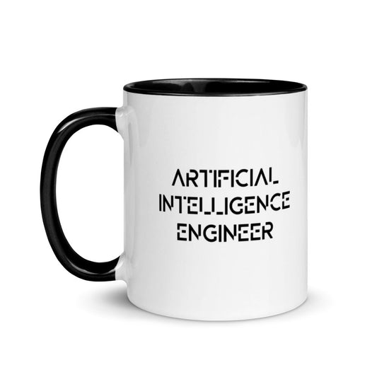 Artificial intelligence engineer - Mug with Color Inside by DarkByteGear