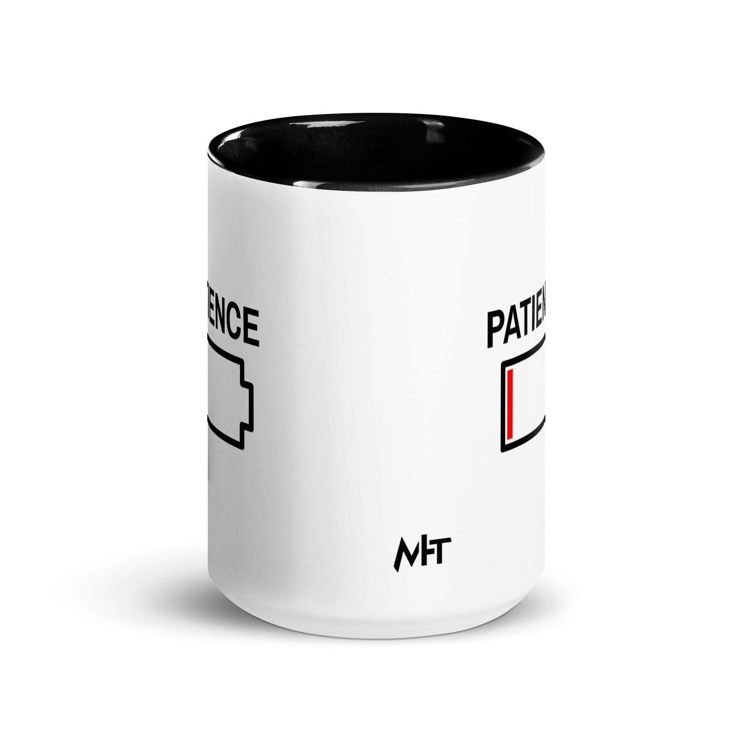 Patience - Mug with Color Inside by DarkByteGear