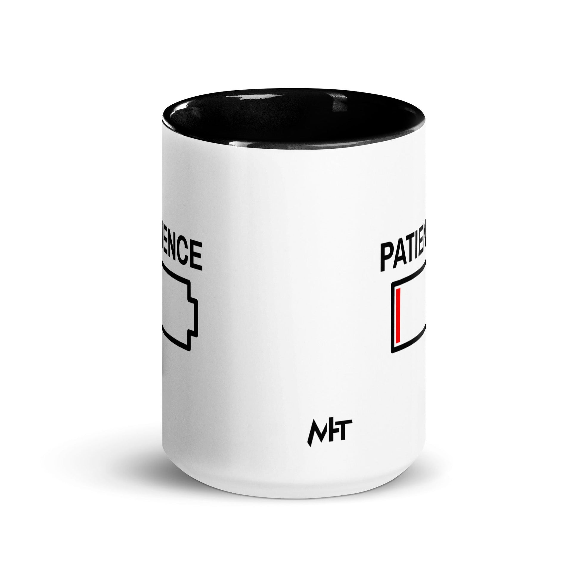 Patience - Mug with Color Inside by DarkByteGear