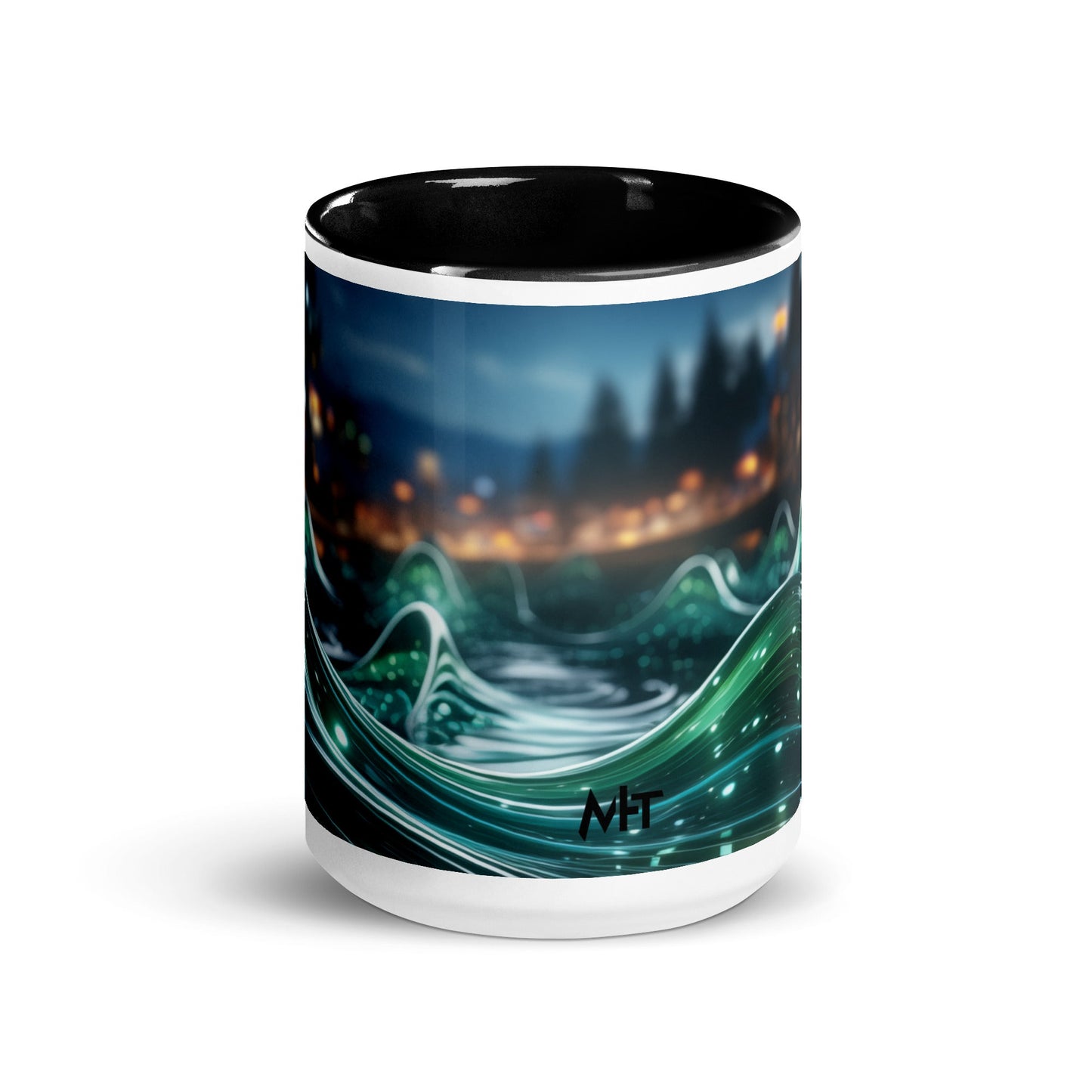 Neon AI V1 - Mug with Color Inside by DarkByteGear