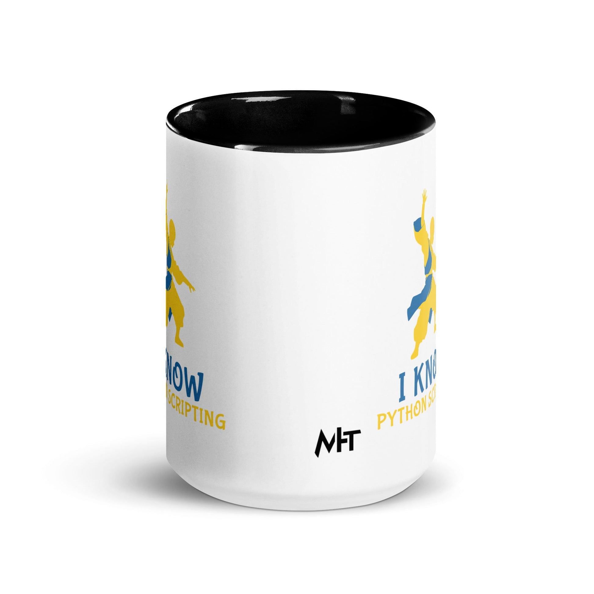 I Know Python Scripting - Mug with Color Inside by DarkByteGear