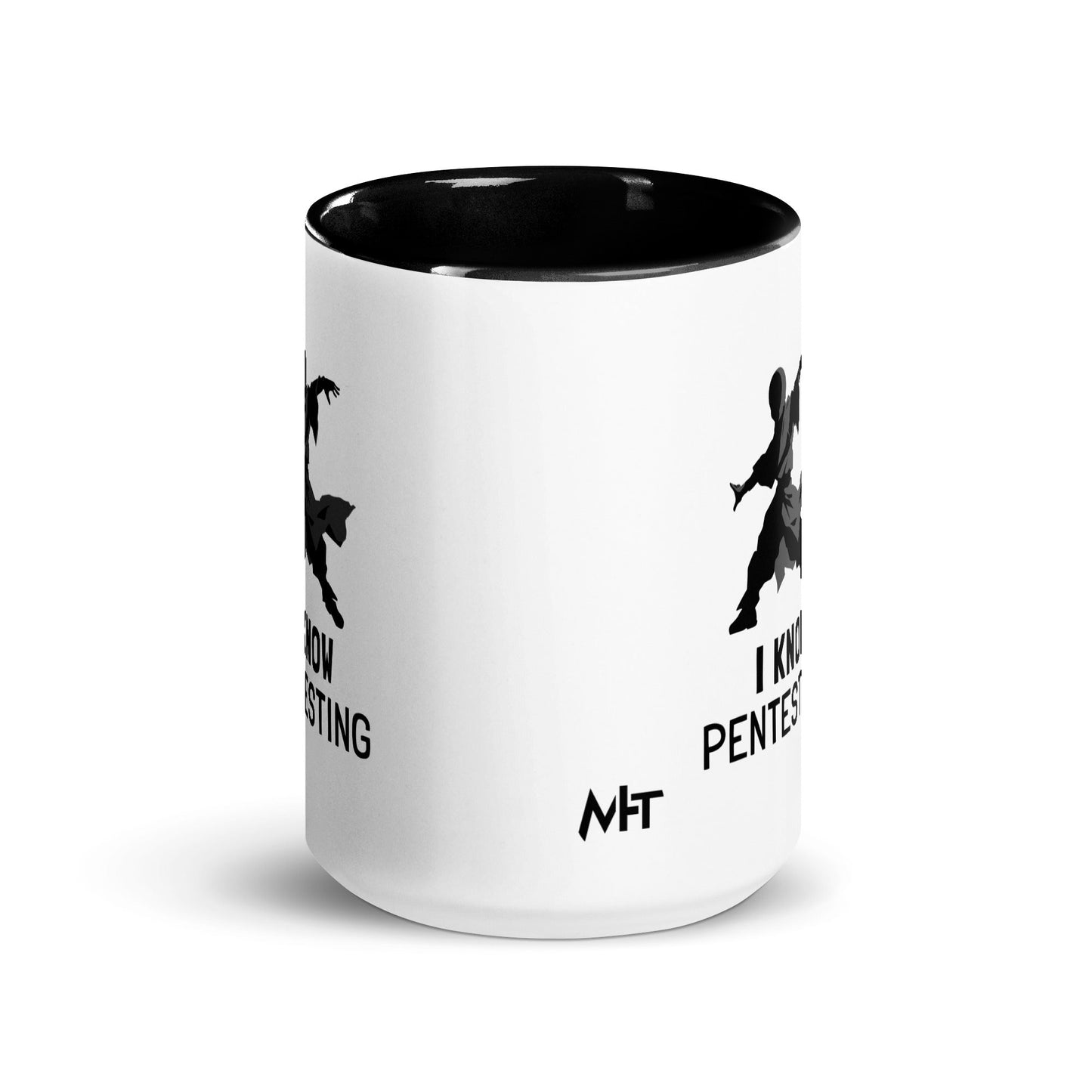 I Know Pentesting - Mug with Color Inside by DarkByteGear