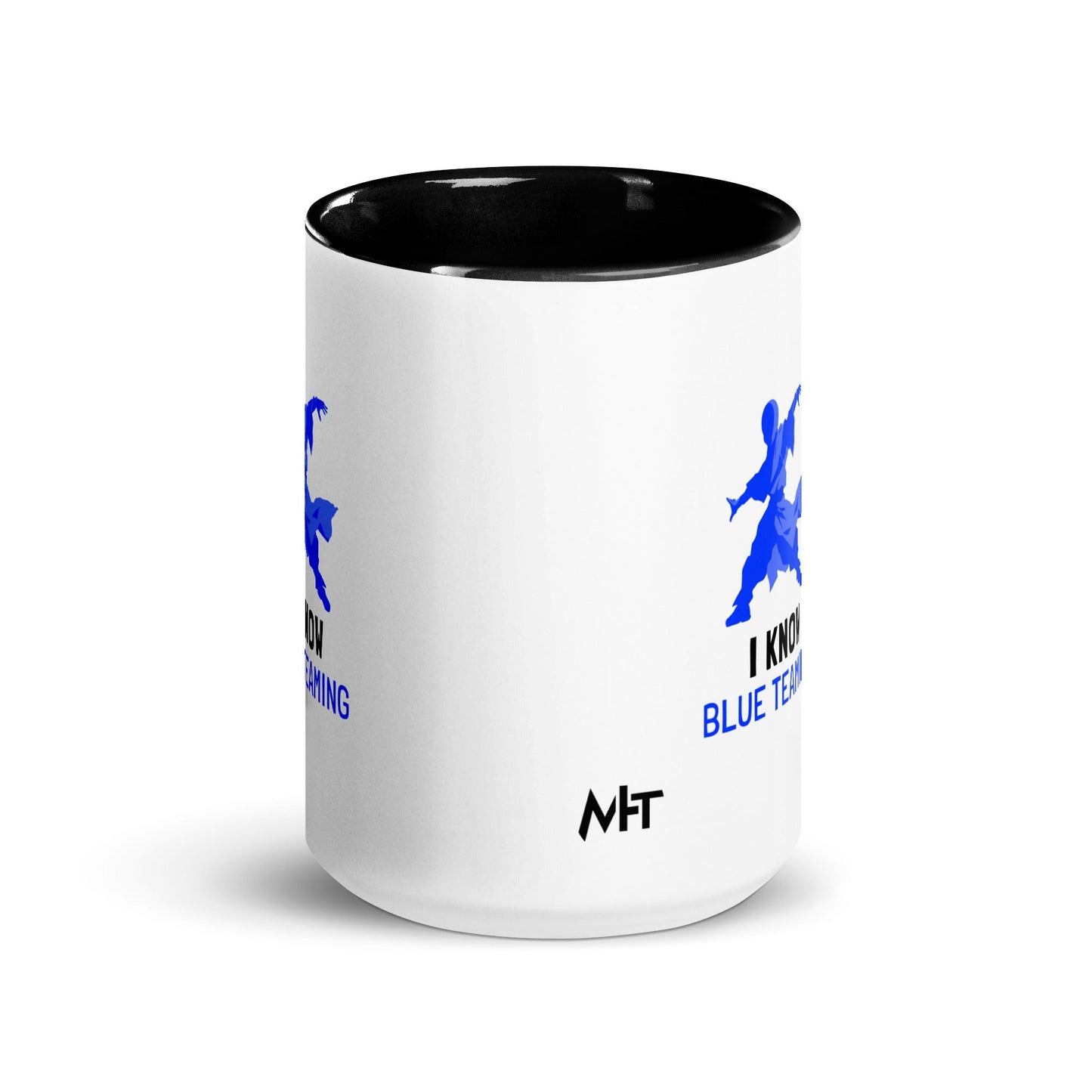 I Know Blue Teaming - Mug with Color Inside by DarkByteGear