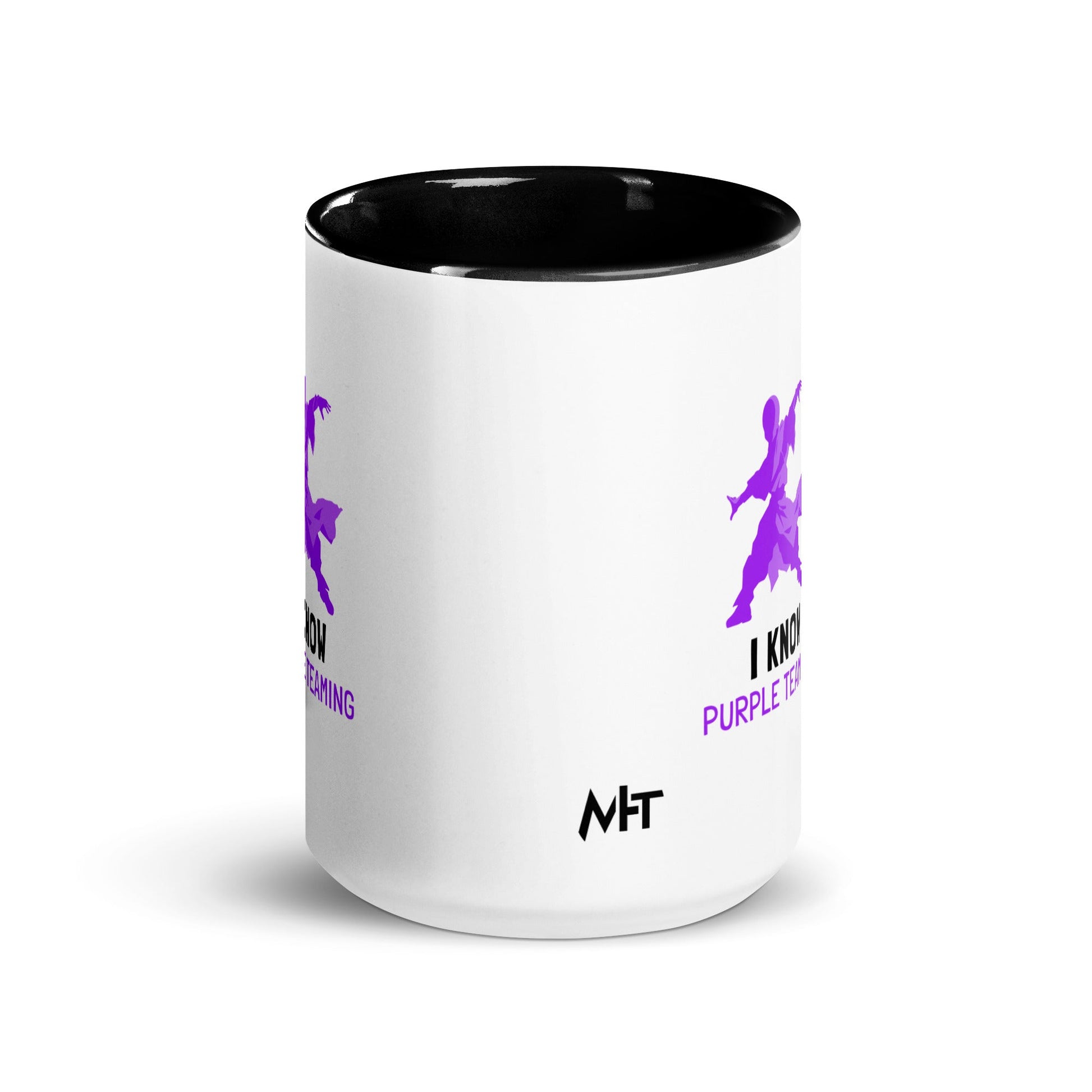 I Know Purple Teaming - Mug with Color Inside by DarkByteGear