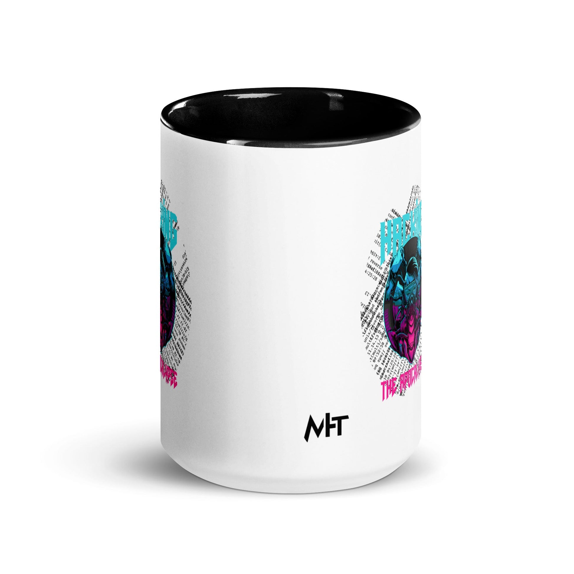 Hacking the apocalypse V2 - Mug with Color Inside by DarkByteGear