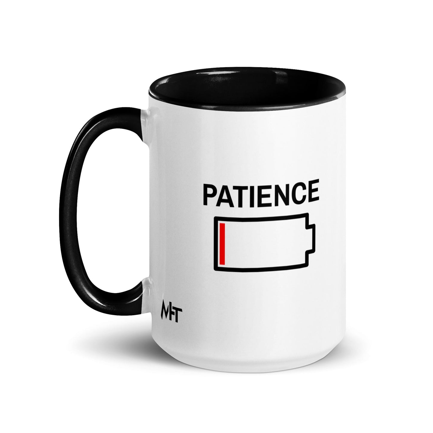 Patience - Mug with Color Inside by DarkByteGear