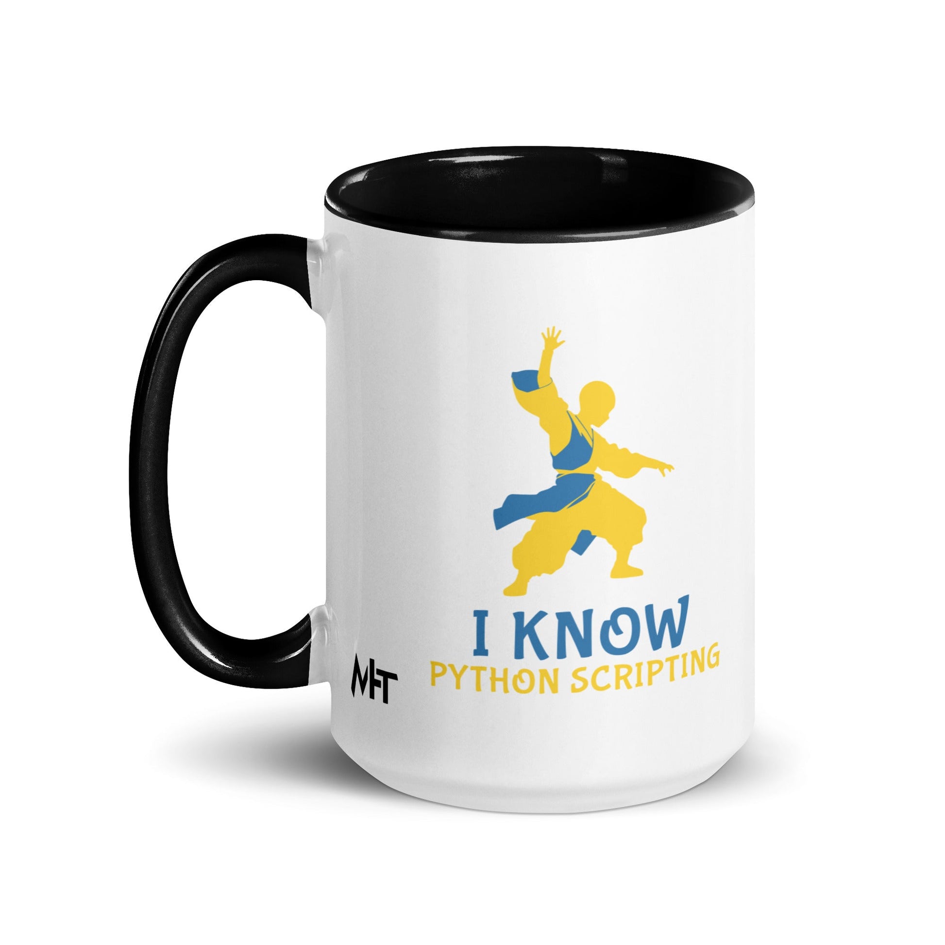 I Know Python Scripting - Mug with Color Inside by DarkByteGear