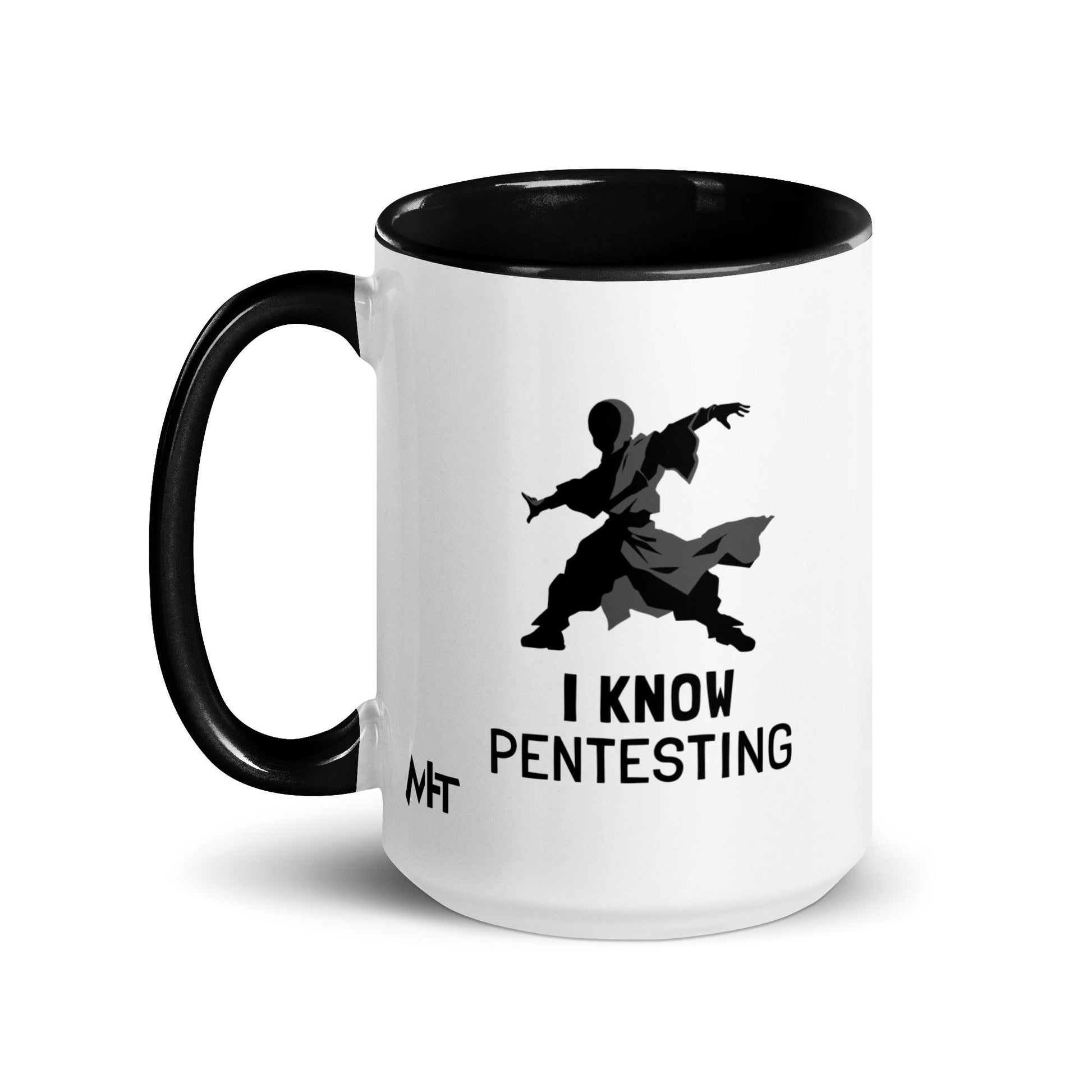I Know Pentesting - Mug with Color Inside by DarkByteGear