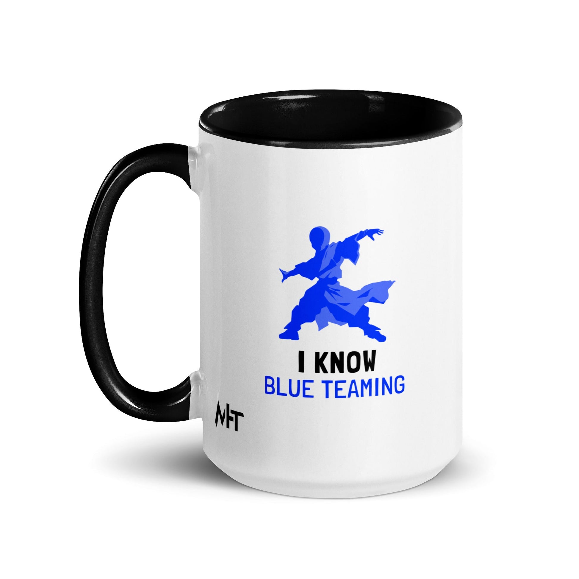 I Know Blue Teaming - Mug with Color Inside by DarkByteGear