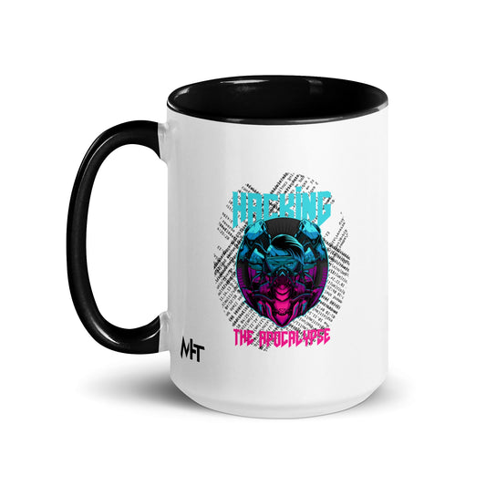 Hacking the apocalypse V2 - Mug with Color Inside by DarkByteGear