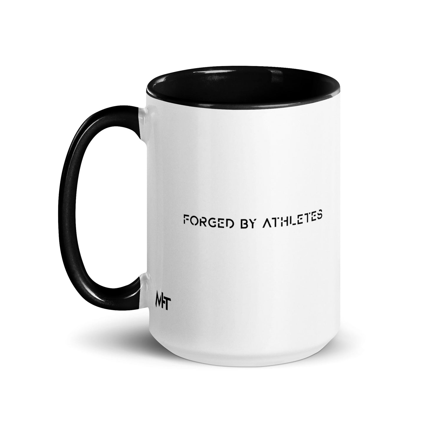 Forged by Athletes - Mug with Color Inside by DarkByteGear
