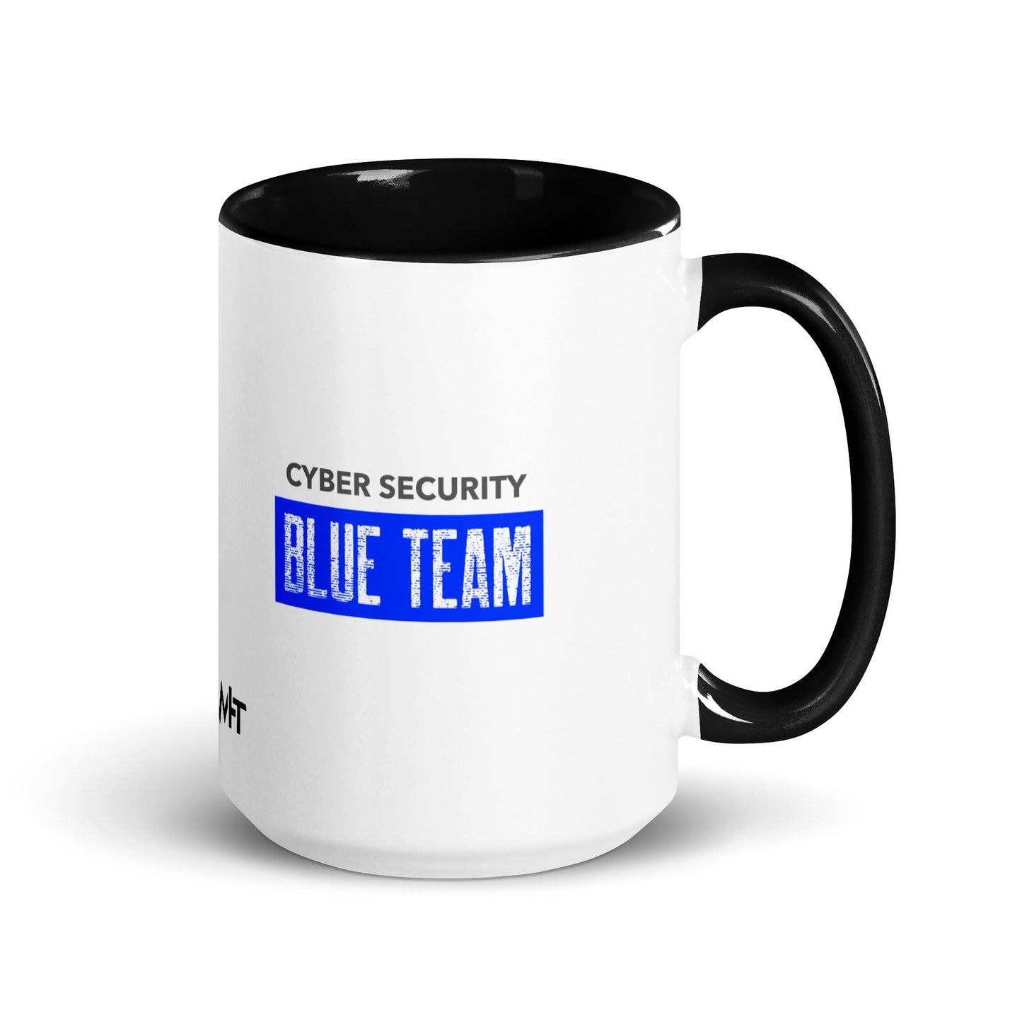 Cyber Security Blue Team V5 - Mug with Color Inside by DarkByteGear