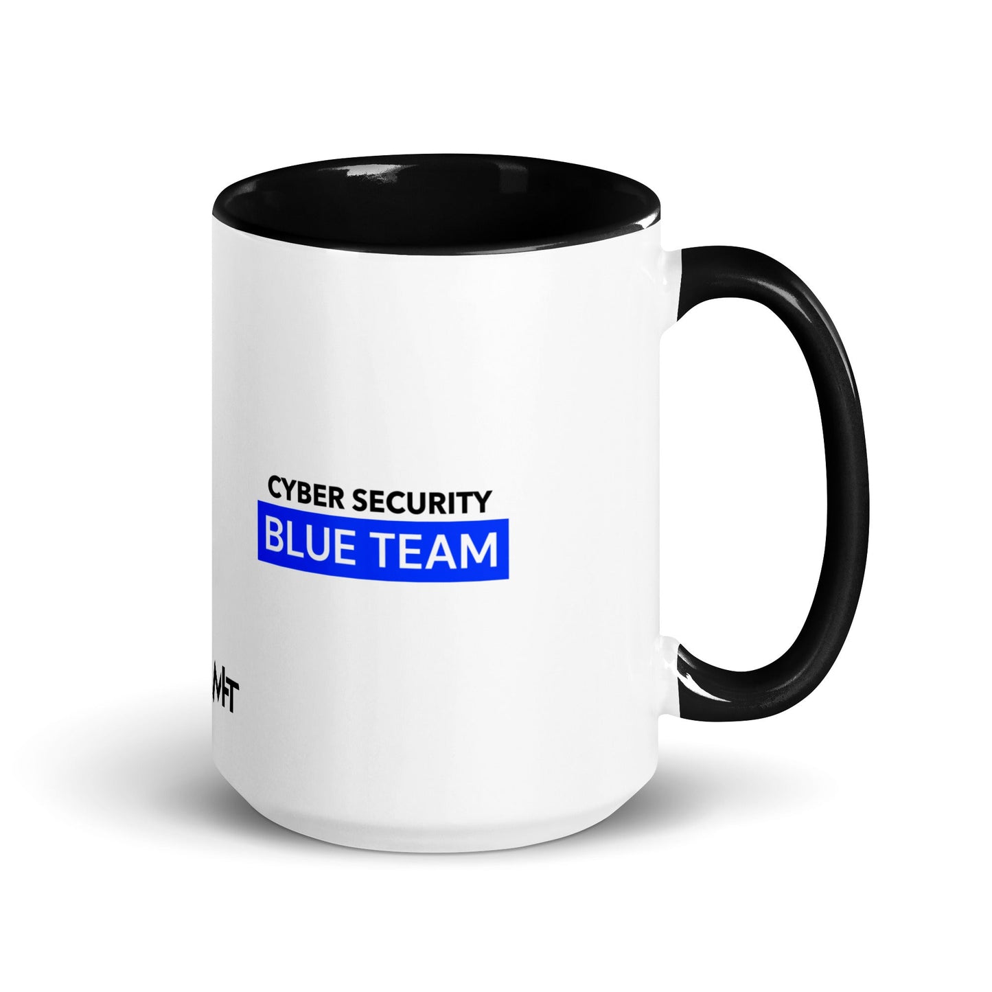 Cyber Security Blue Team V7 - Mug with Color Inside by DarkByteGear