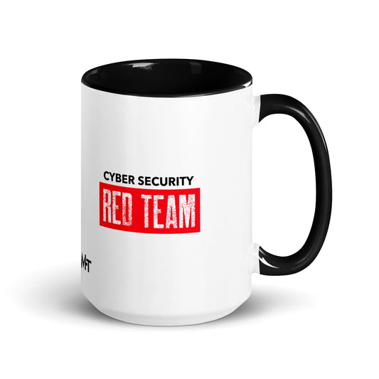 Cyber Security Red Team V1 - Mug with Color Inside by DarkByteGear