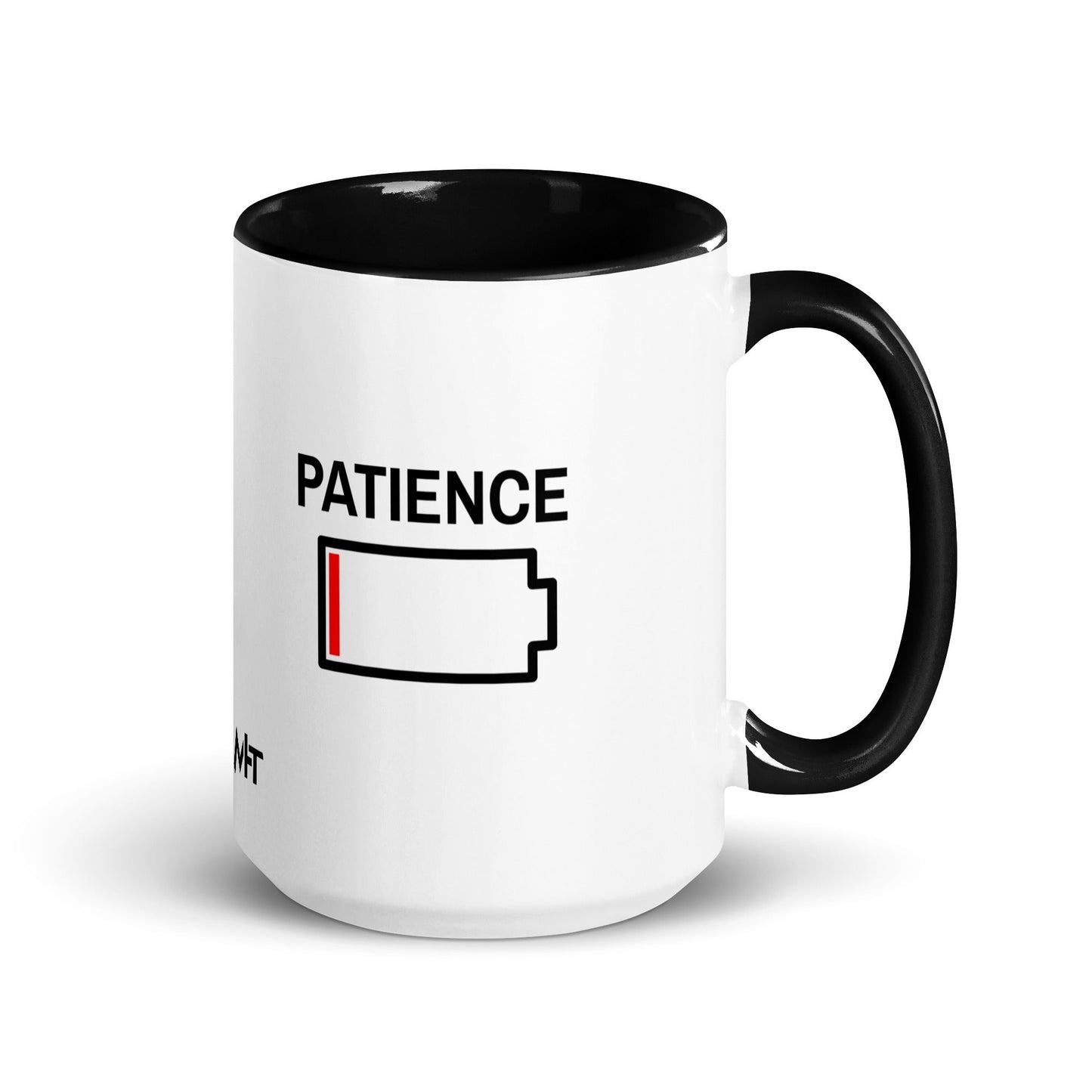 Patience - Mug with Color Inside by DarkByteGear