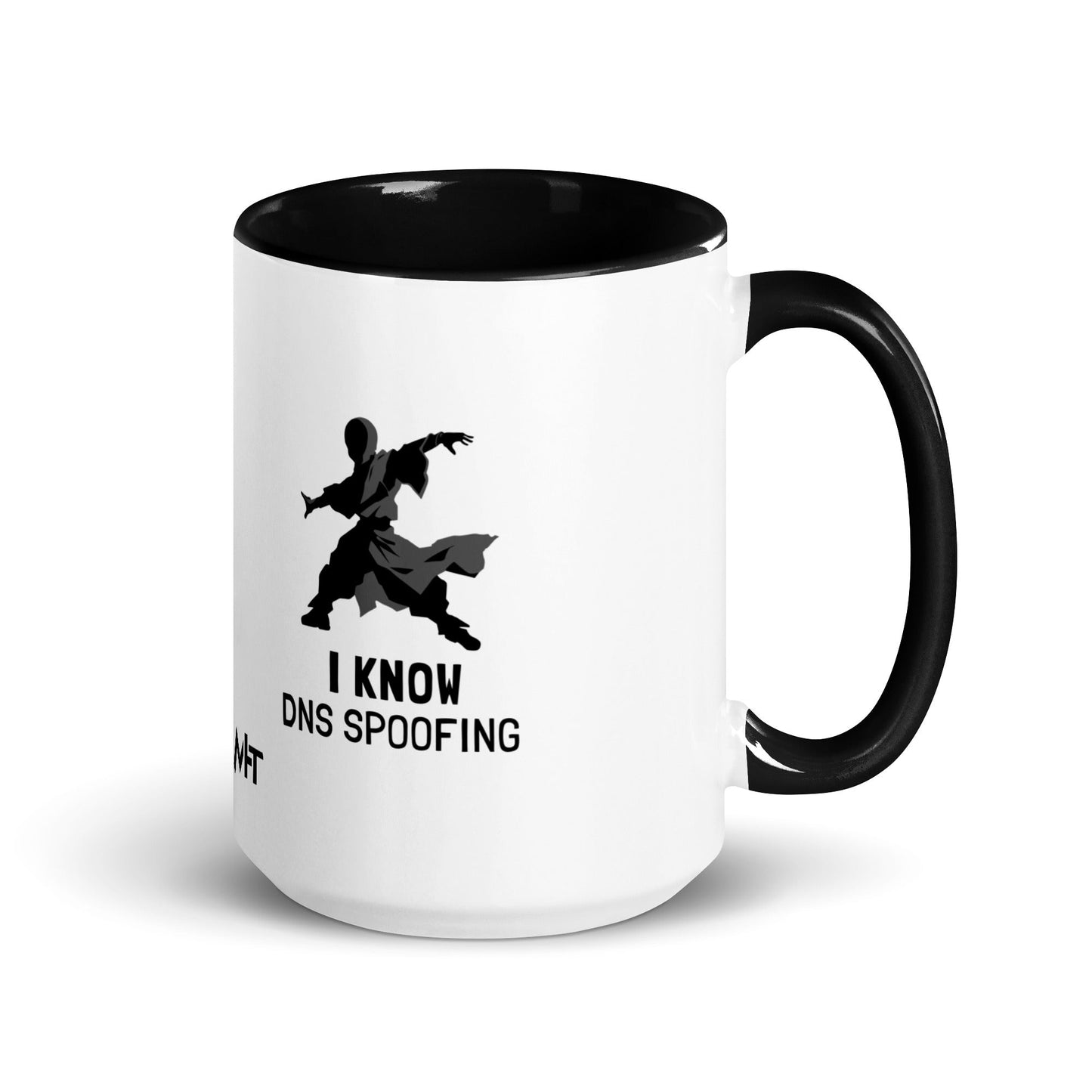 I Know DNS Spoofing - Mug with Color Inside by DarkByteGear