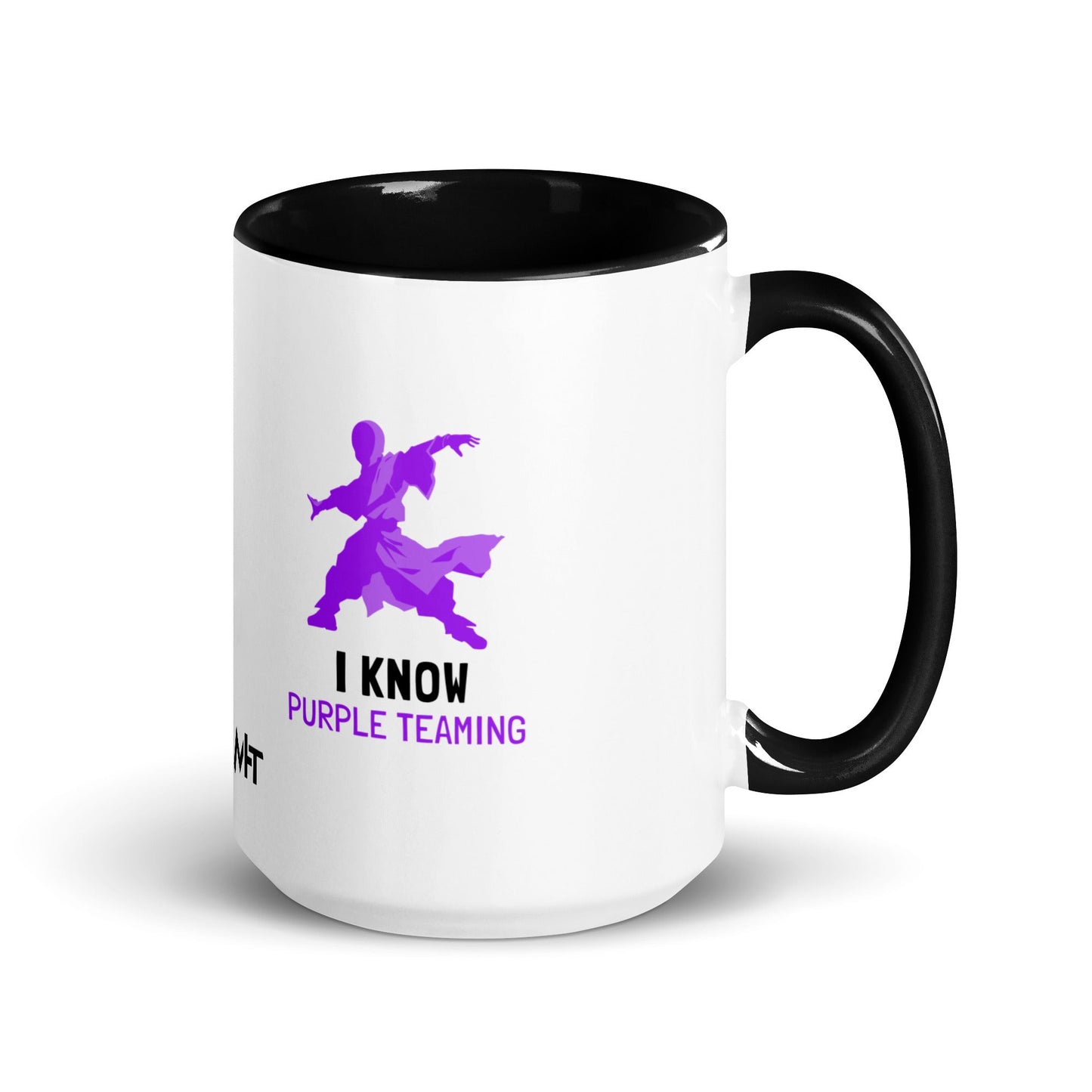 I Know Purple Teaming - Mug with Color Inside by DarkByteGear