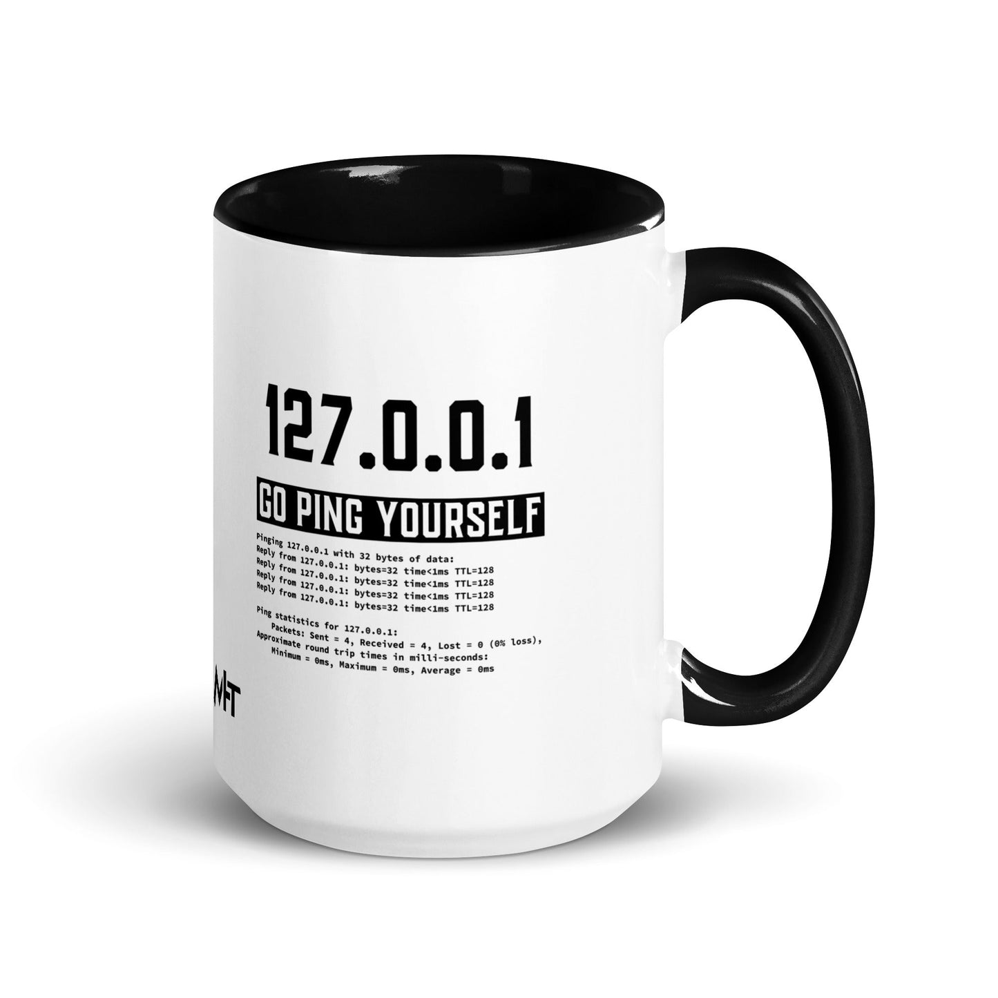 Go ping yourself - Mug with Color Inside by DarkByteGear
