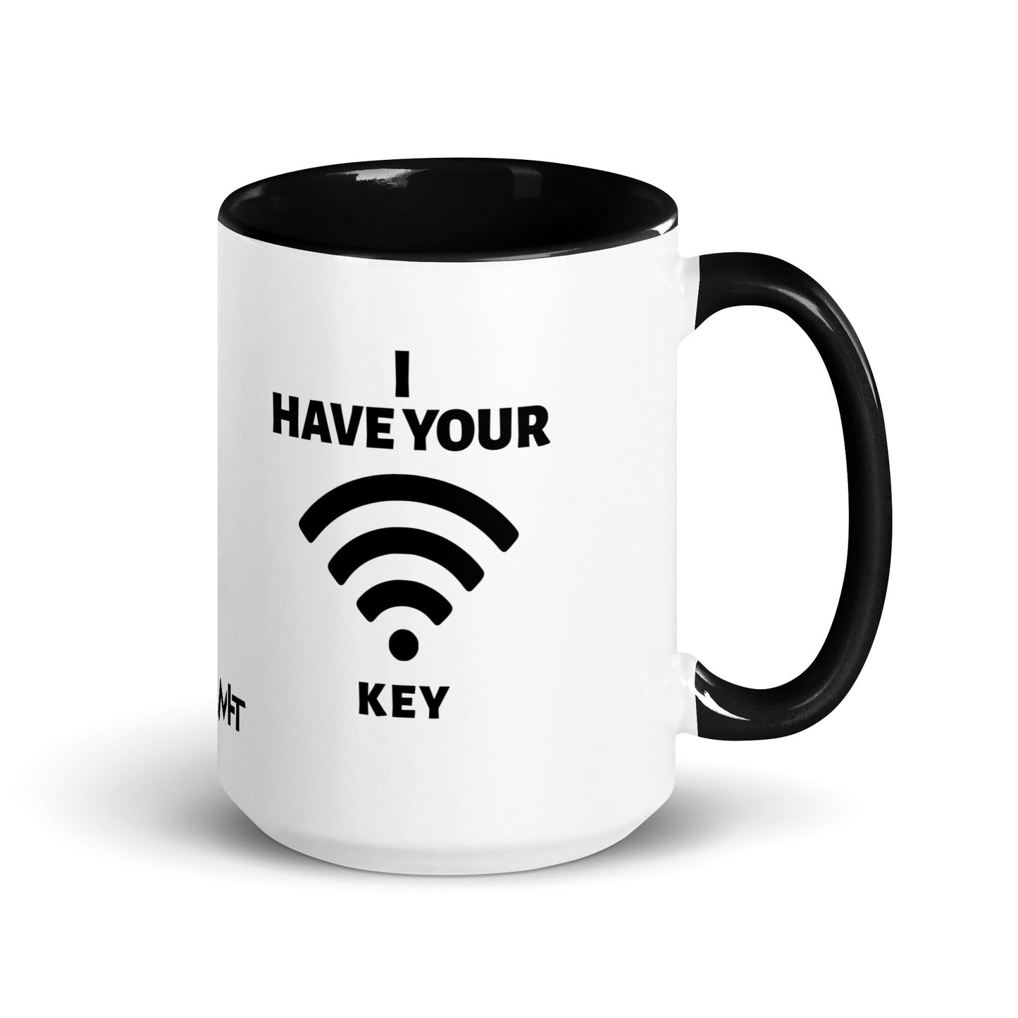 I have your Wi-Fi password - Mug with Color Inside by DarkByteGear