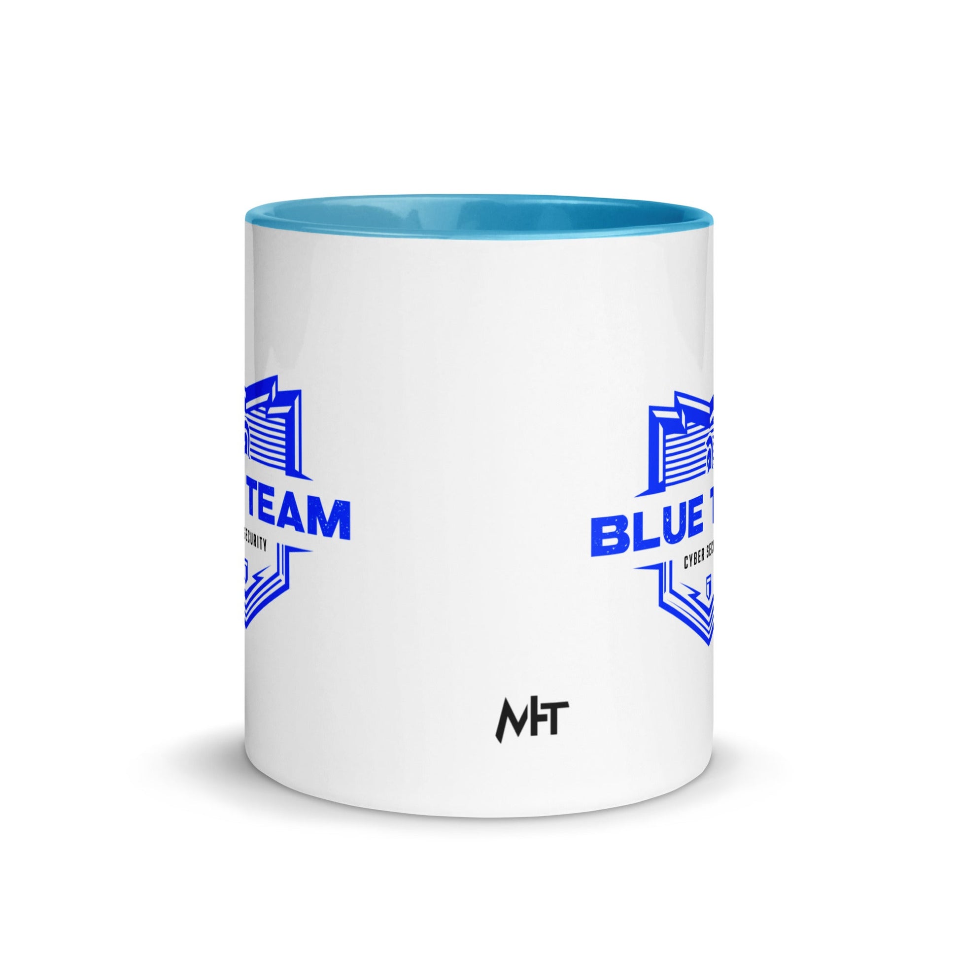 Cyber Security Blue Team V14 - Mug with Color Inside by DarkByteGear