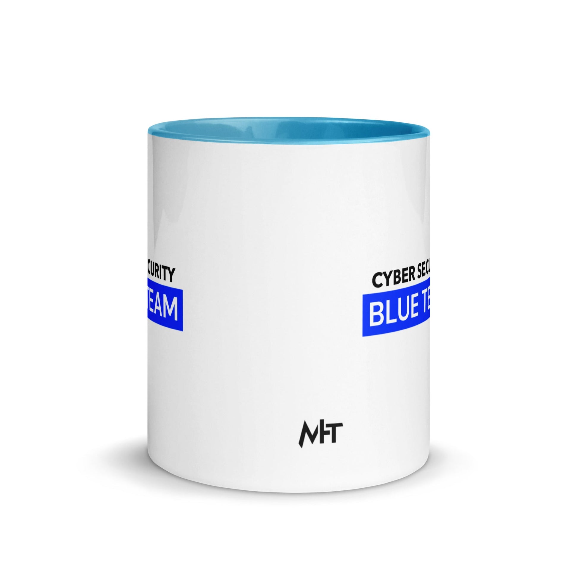 Cyber Security Blue Team V7 - Mug with Color Inside by DarkByteGear