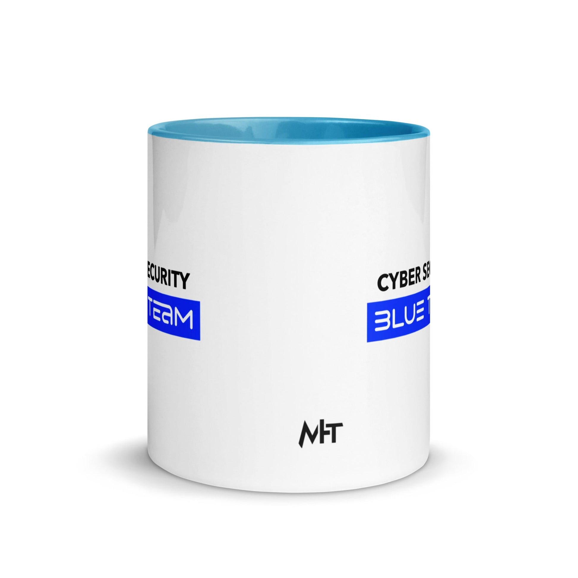 Cyber Security Blue Team V8 - Mug with Color Inside by DarkByteGear