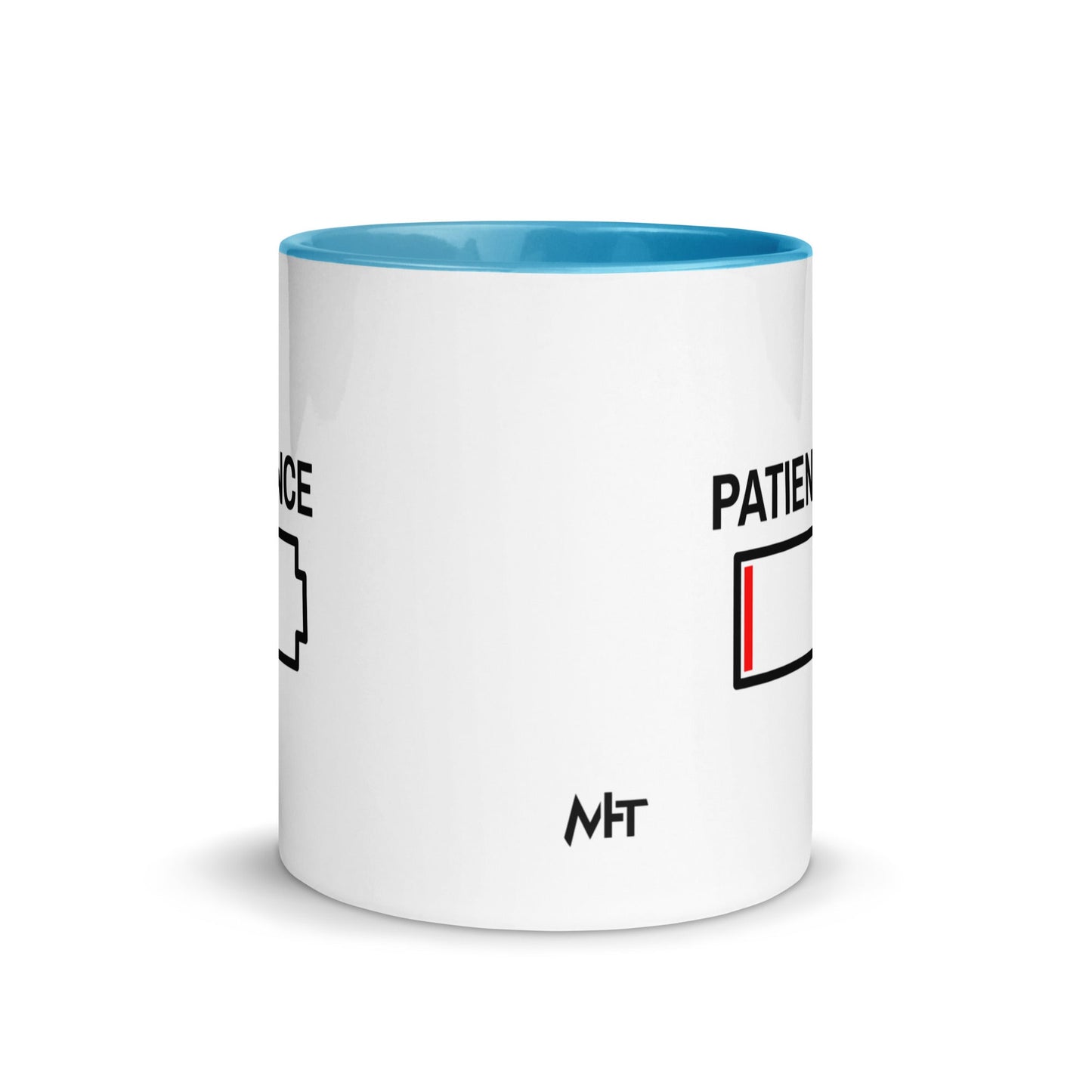 Patience - Mug with Color Inside by DarkByteGear