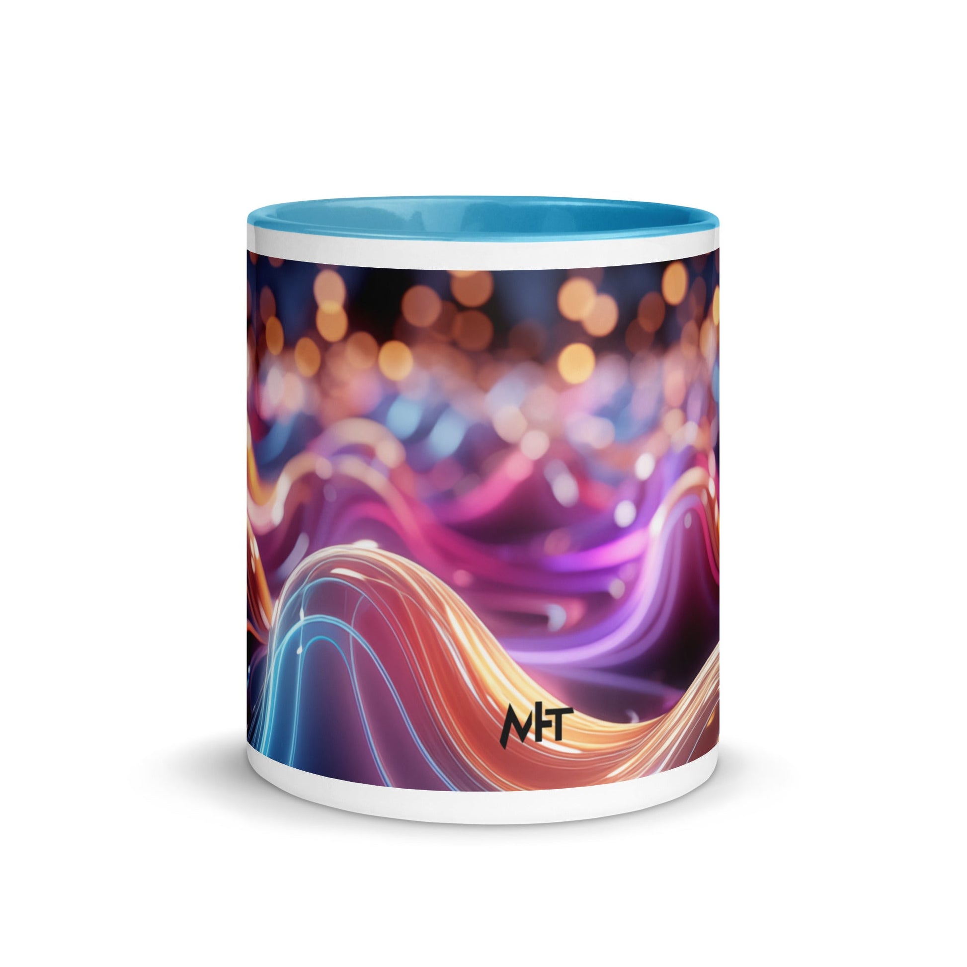 Neon AI - Mug with Color Inside by DarkByteGear