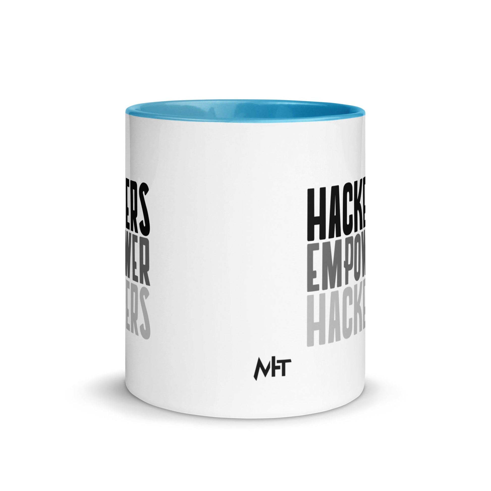 Hackers Empower Hackers - Mug with Color Inside by DarkByteGear