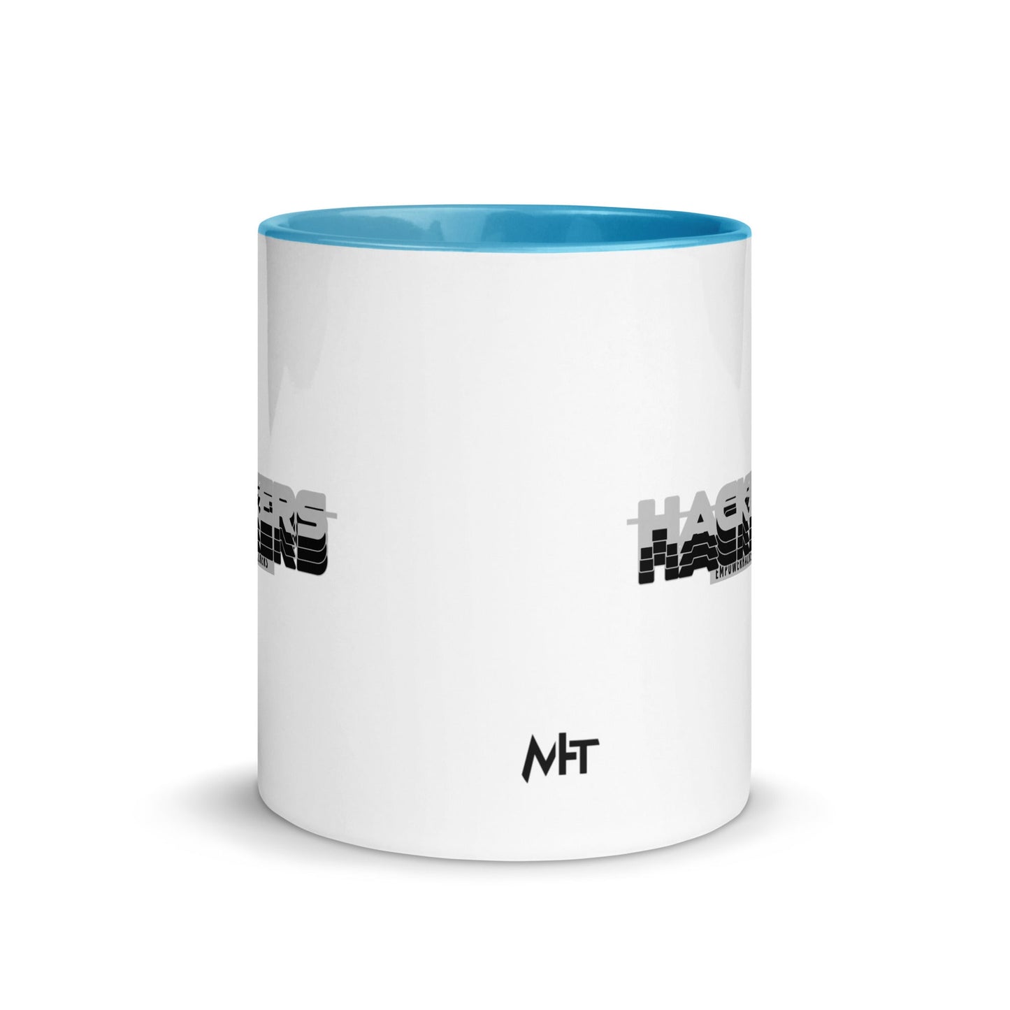 Hackers Empower Hackers V3 - Mug with Color Inside by DarkByteGear