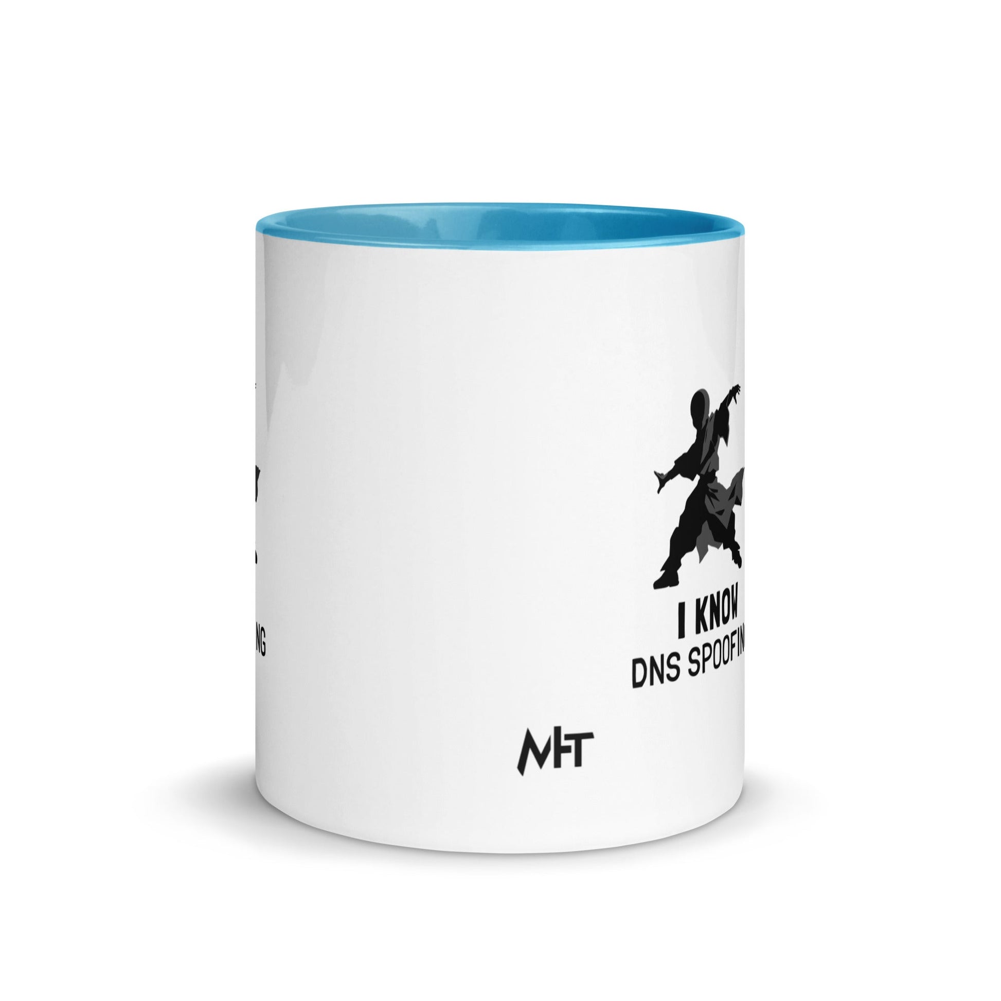 I Know DNS Spoofing - Mug with Color Inside by DarkByteGear