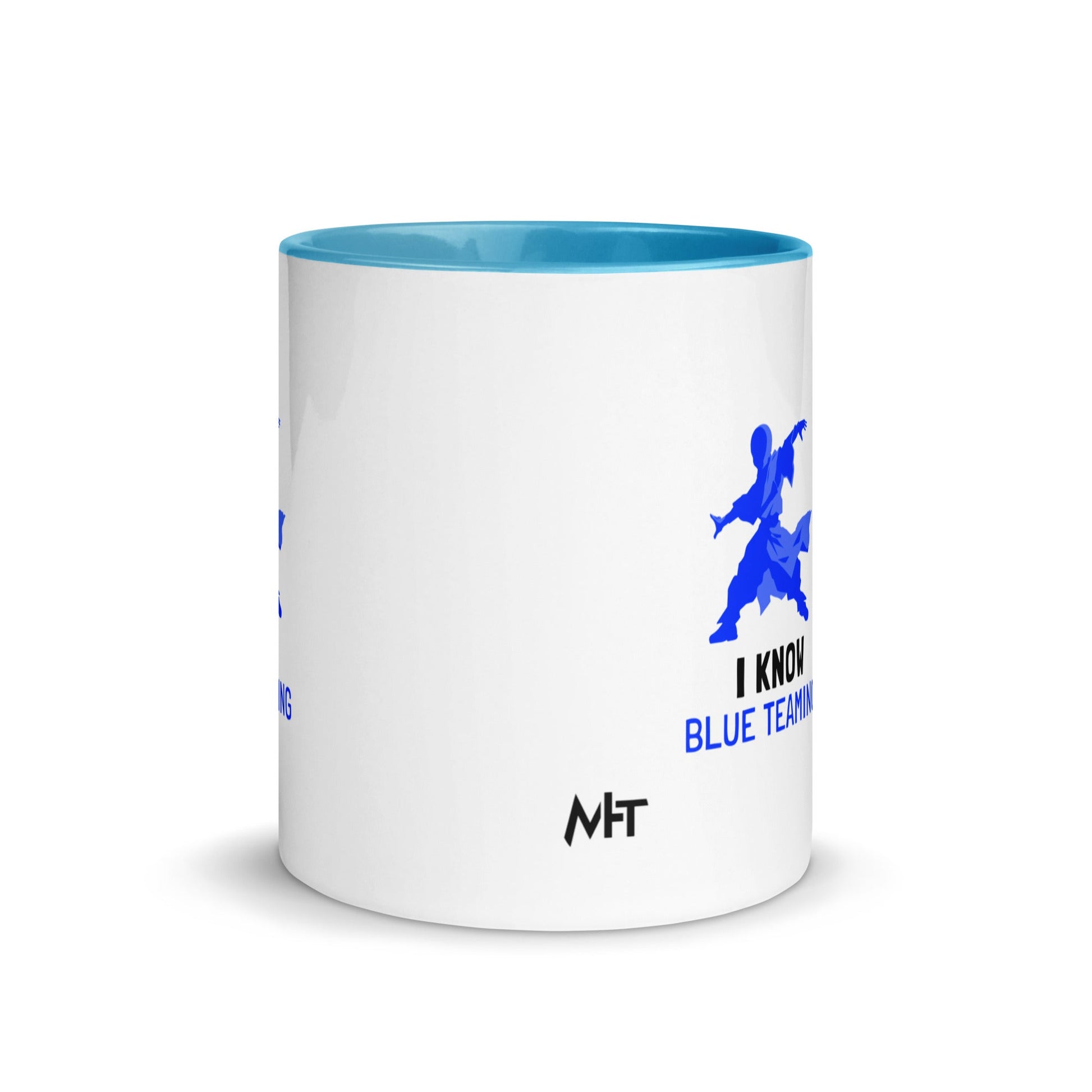 I Know Blue Teaming - Mug with Color Inside by DarkByteGear