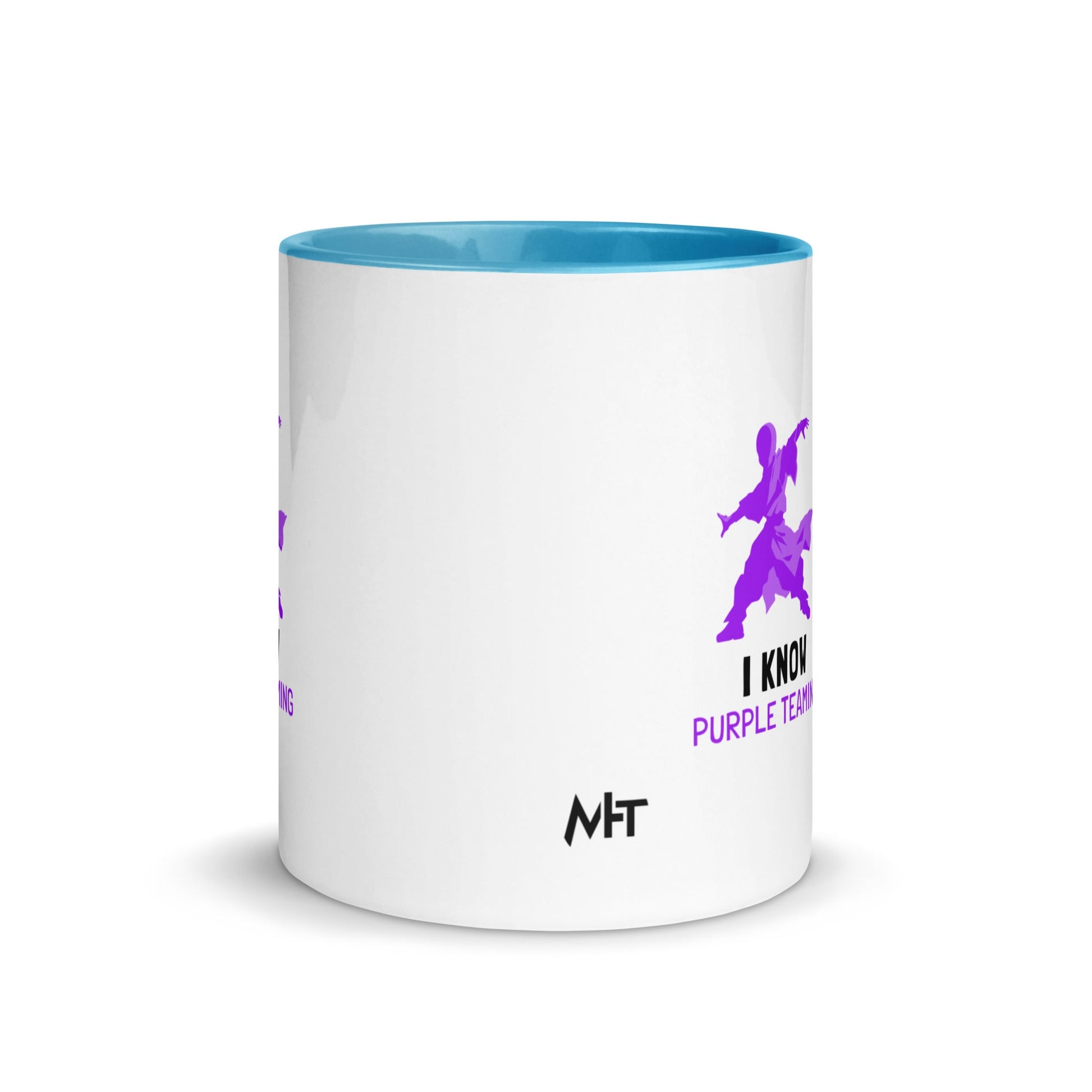 I Know Purple Teaming - Mug with Color Inside by DarkByteGear