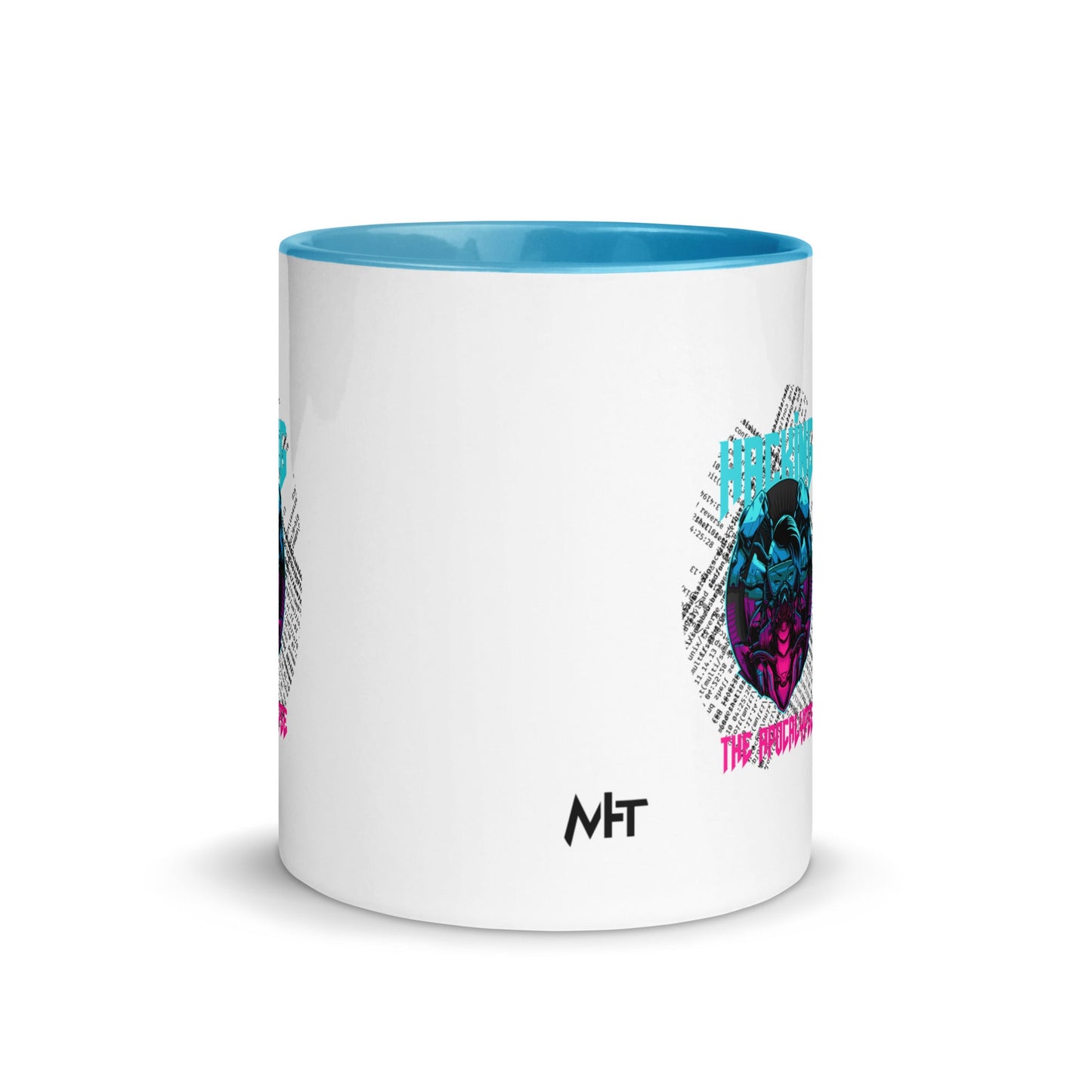 Hacking the apocalypse V2 - Mug with Color Inside by DarkByteGear