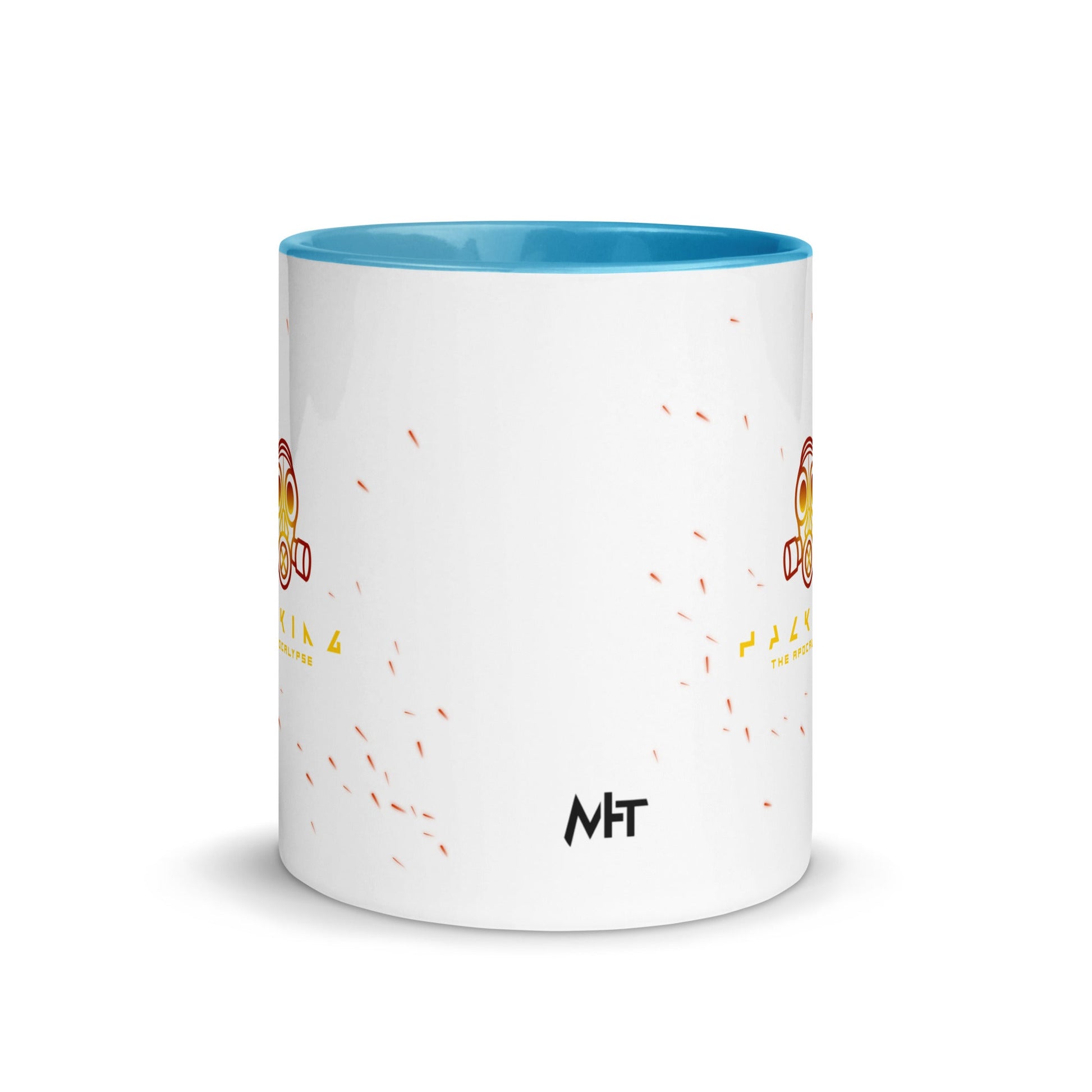Hacking the apocalypse - Mug with Color Inside by DarkByteGear