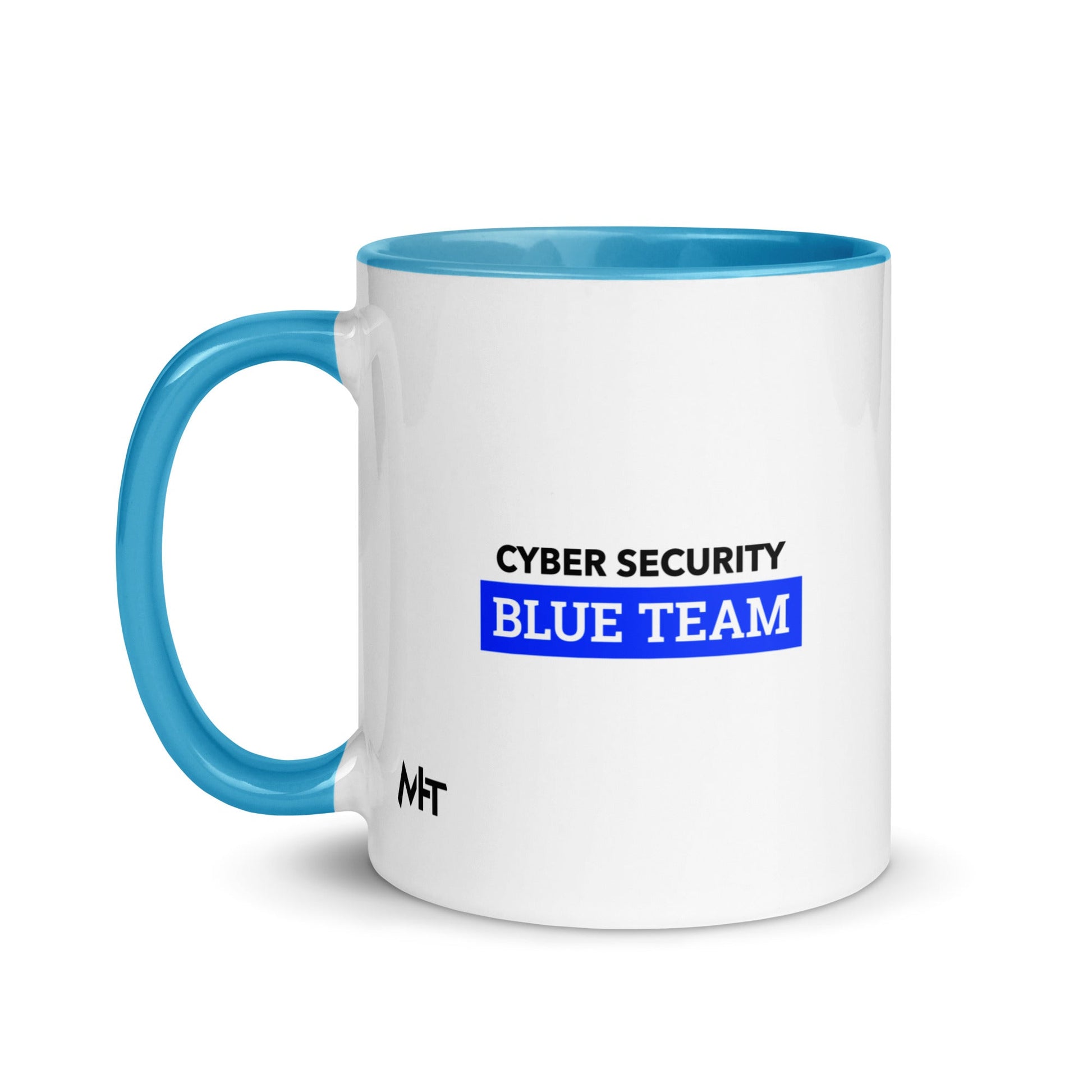 Cyber Security Blue Team V6 - Mug with Color Inside by DarkByteGear