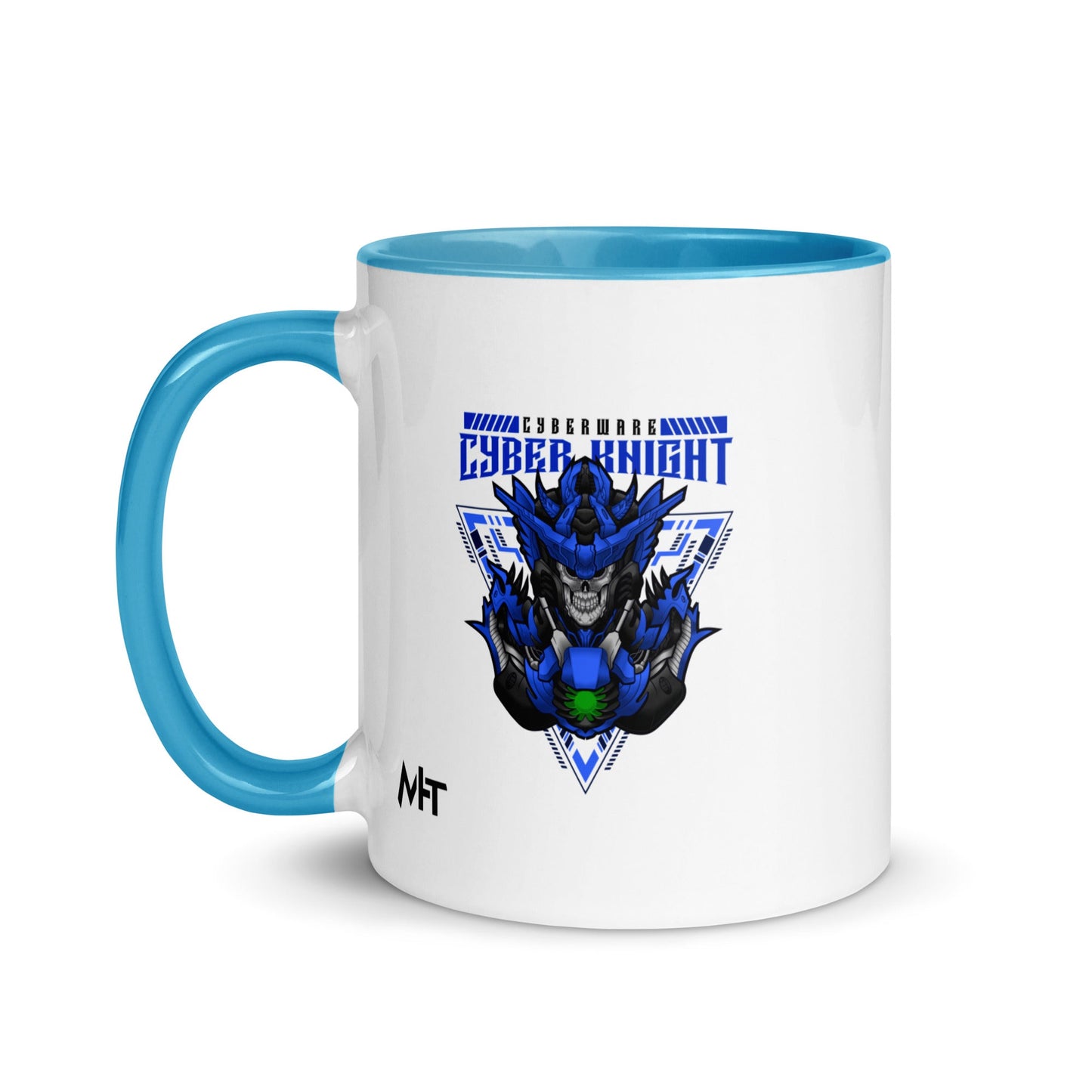 CyberWare Cyber knight - Mug with Color Inside by DarkByteGear