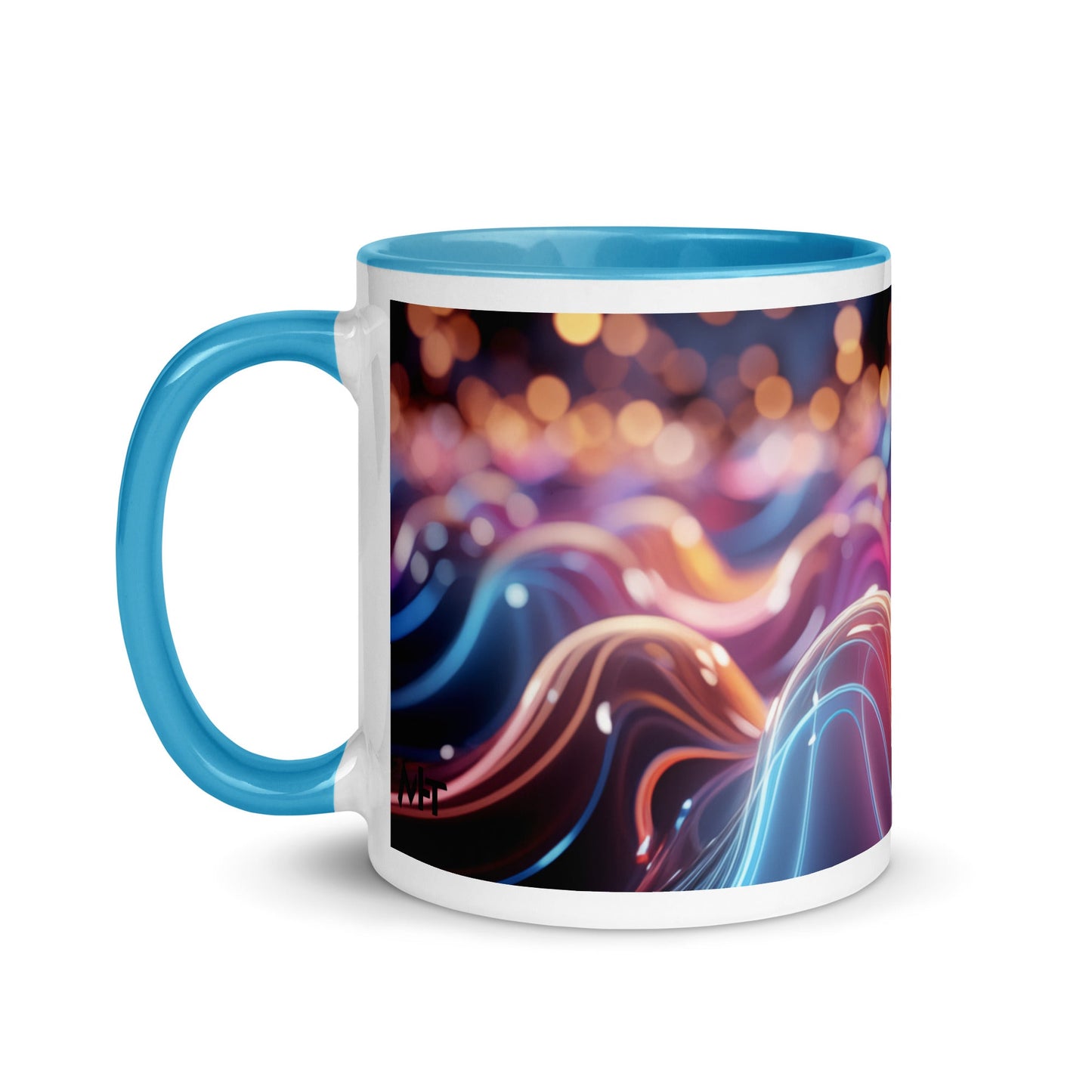 Neon AI - Mug with Color Inside by DarkByteGear