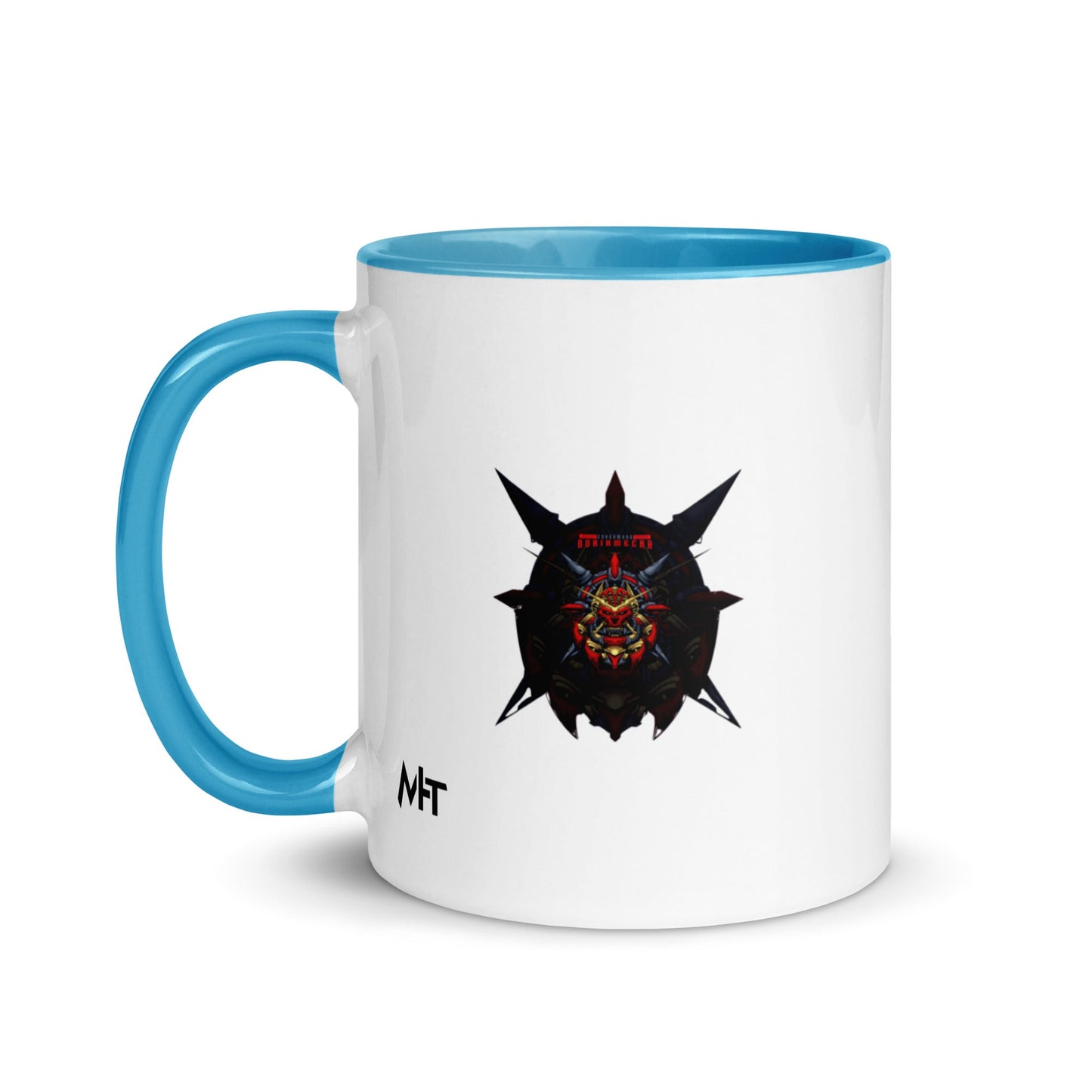 Cyberware Ronin Mecha - Mug with Color Inside by DarkByteGear